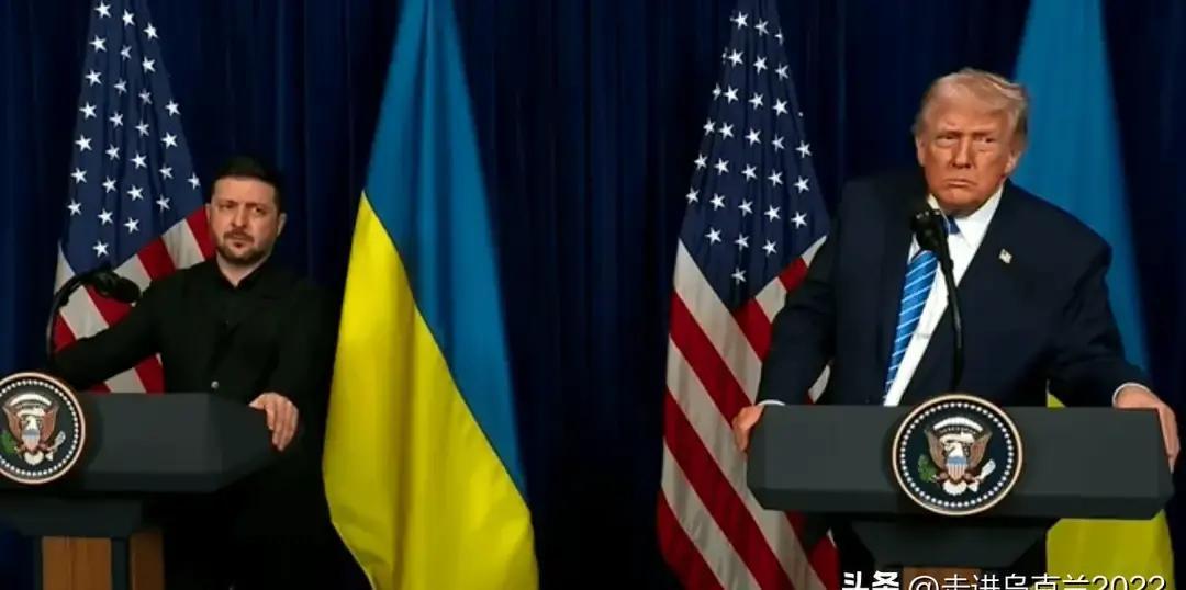 果不其然
 
特朗普突然宣布了
 
就在昨天，在美国白宫，特朗普和泽连斯基碰完面