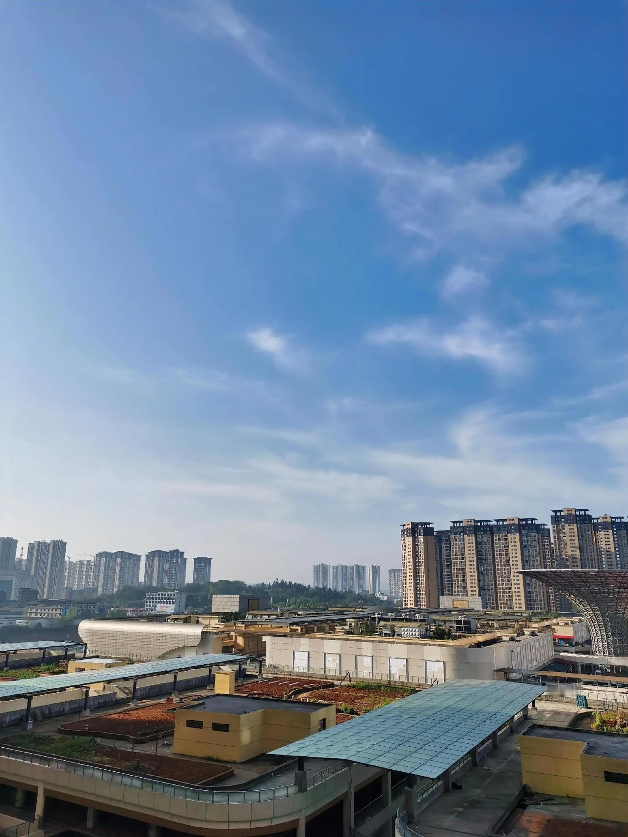 好久没看到过这么蓝的天了，也不知什么时候还有过阳光灿烂，心在困境中，总是一片灰暗