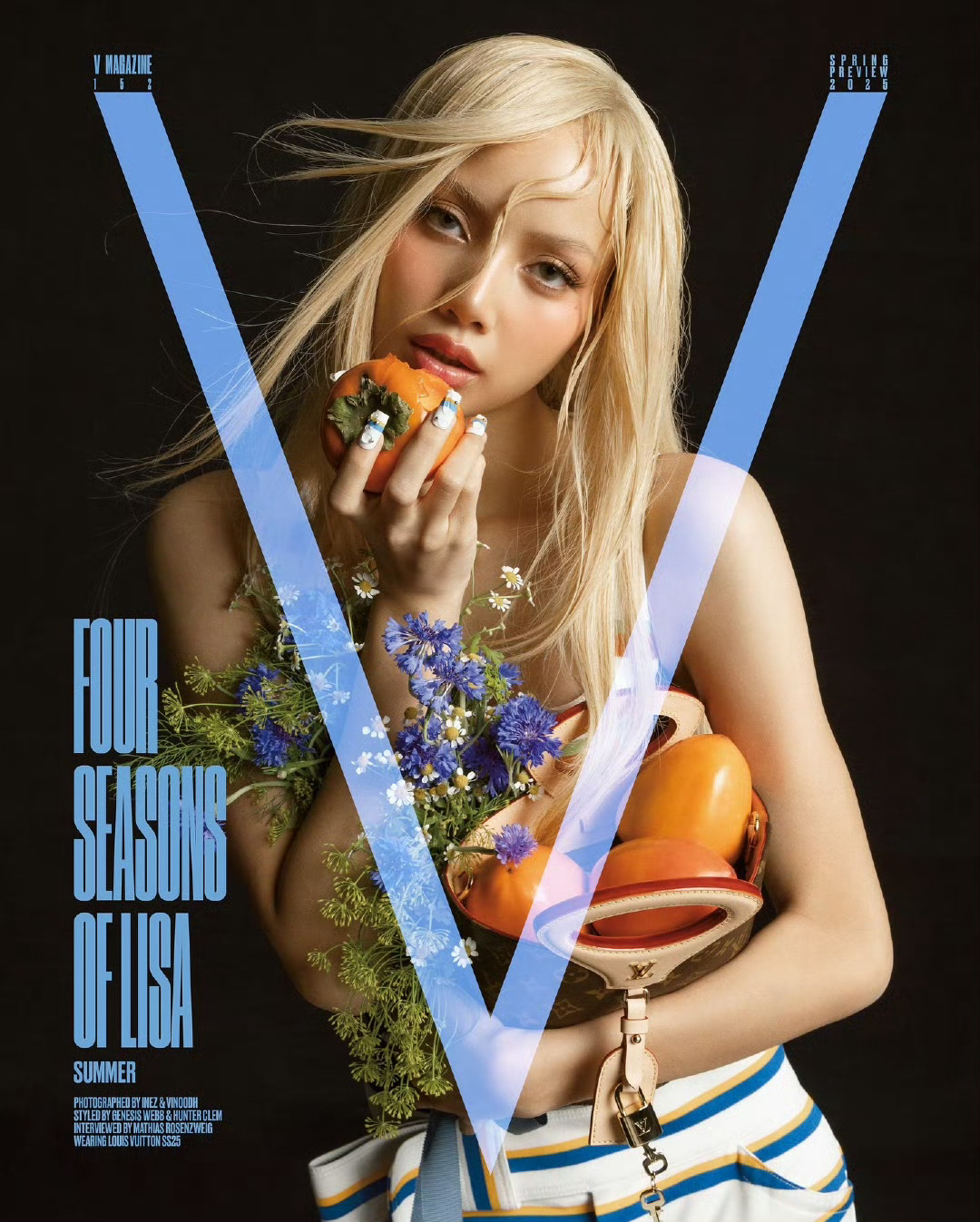 V Magazine V152 Spring 2025 Lisa 以春夏秋冬四季