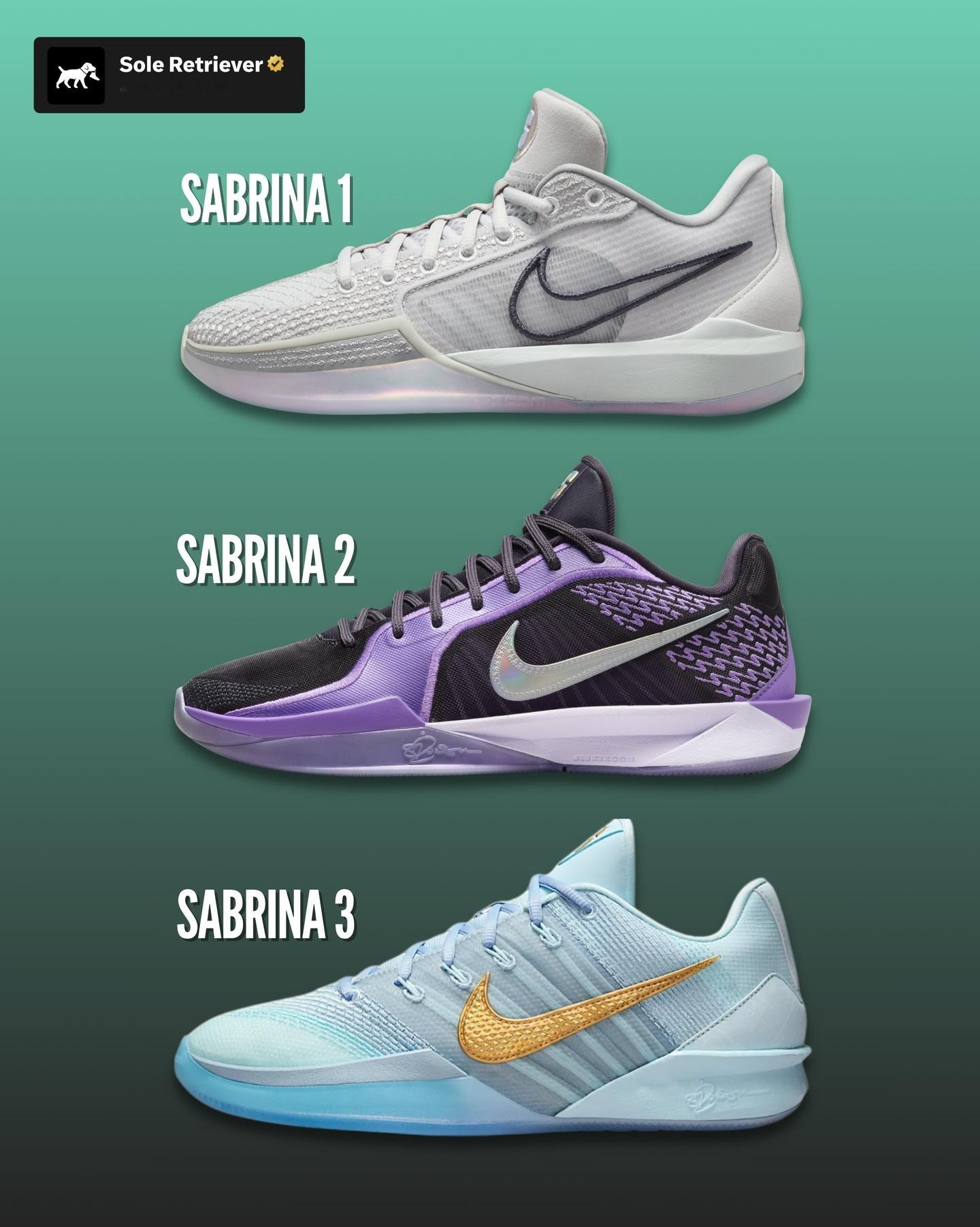 Sabrina系列是不是神鞋，NBA很多球员穿。 