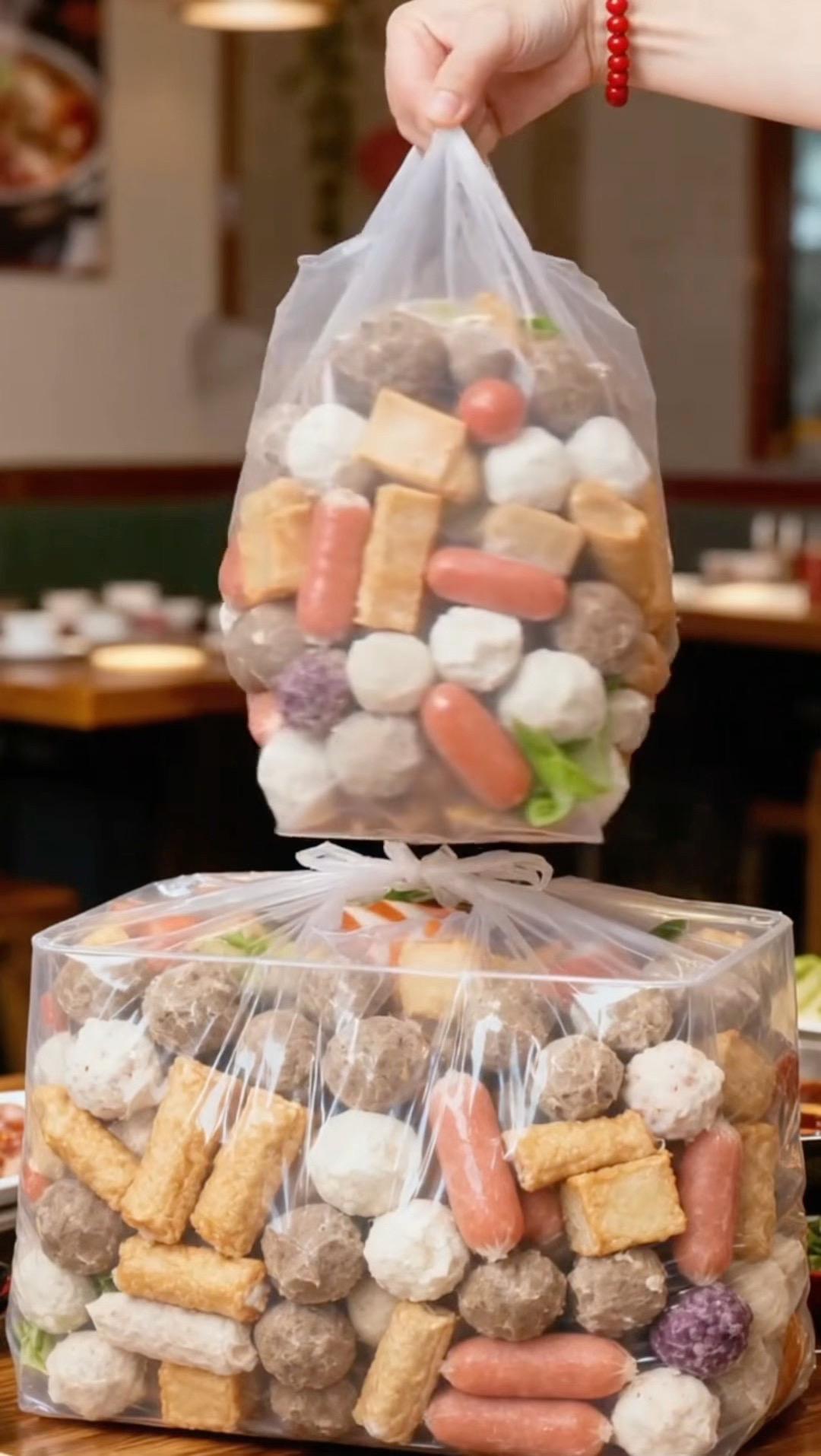 清真丸子麻辣烫串怎么做 美食分享  被美食治愈的瞬间 火锅丸子