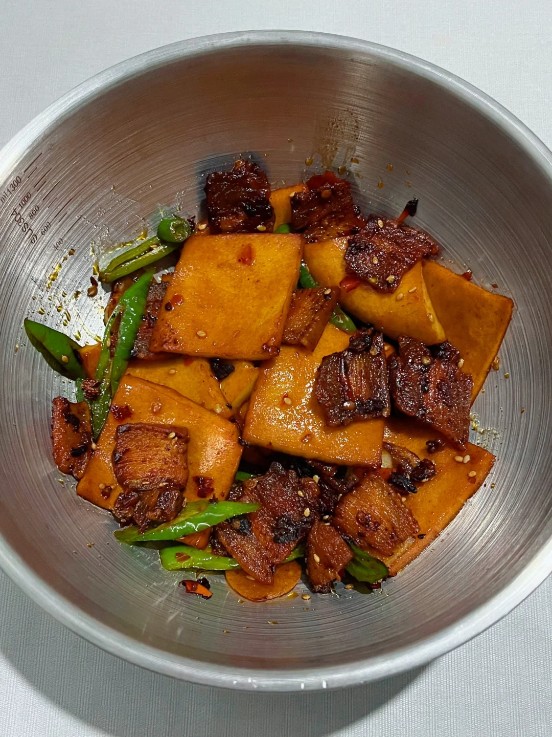 分享一道下饭菜🥙千叶豆腐炒五花肉！真下饭！
