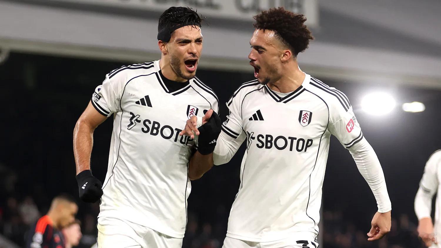 富勒姆1比0诺丁汉森林 凯文赢得了一个点球，希门内斯主罚命中，墨西哥国脚罚点就没