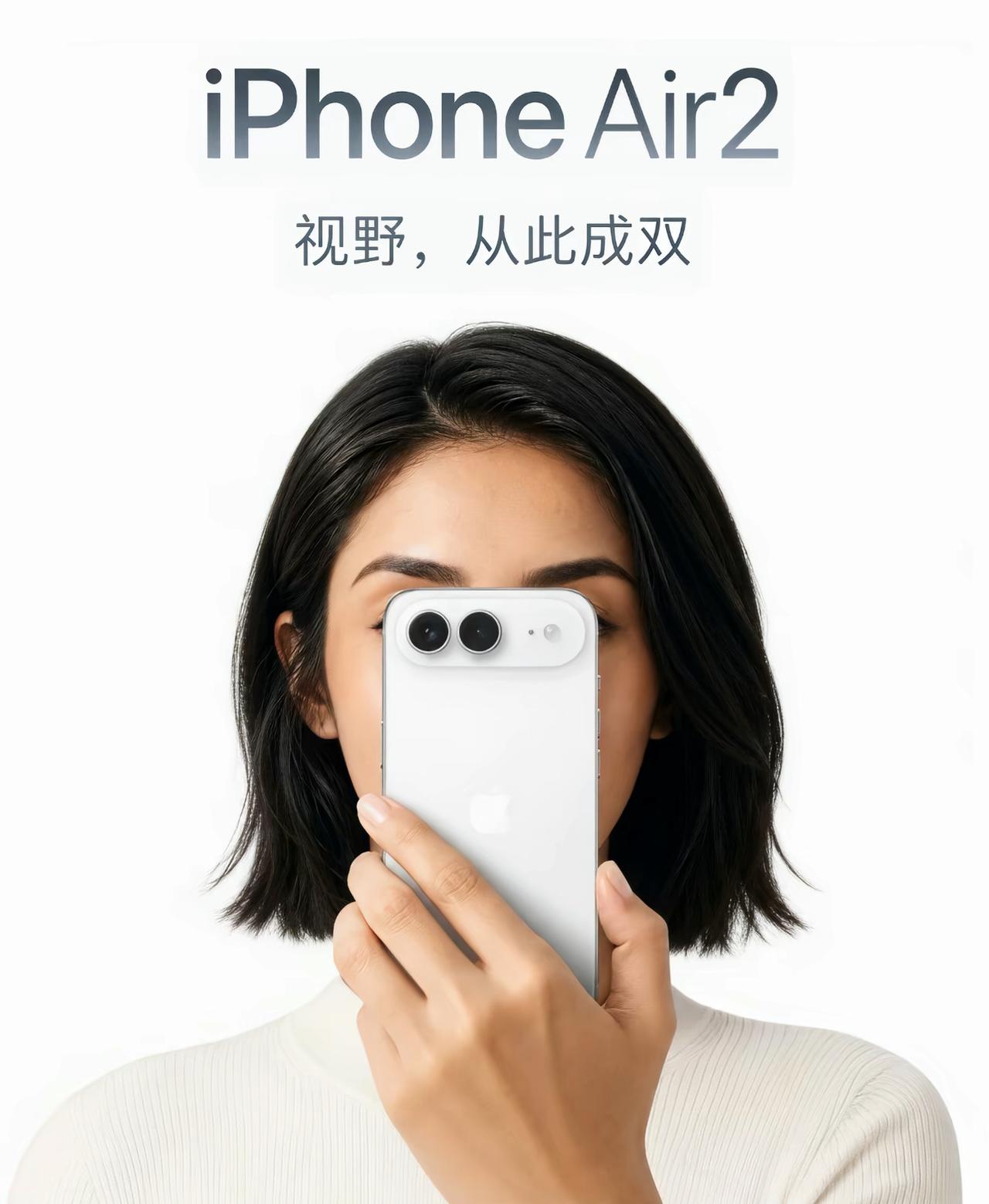 iPhone Air2重磅爆料！
缩小灵动岛，支持实体+eSIM双卡

iPho