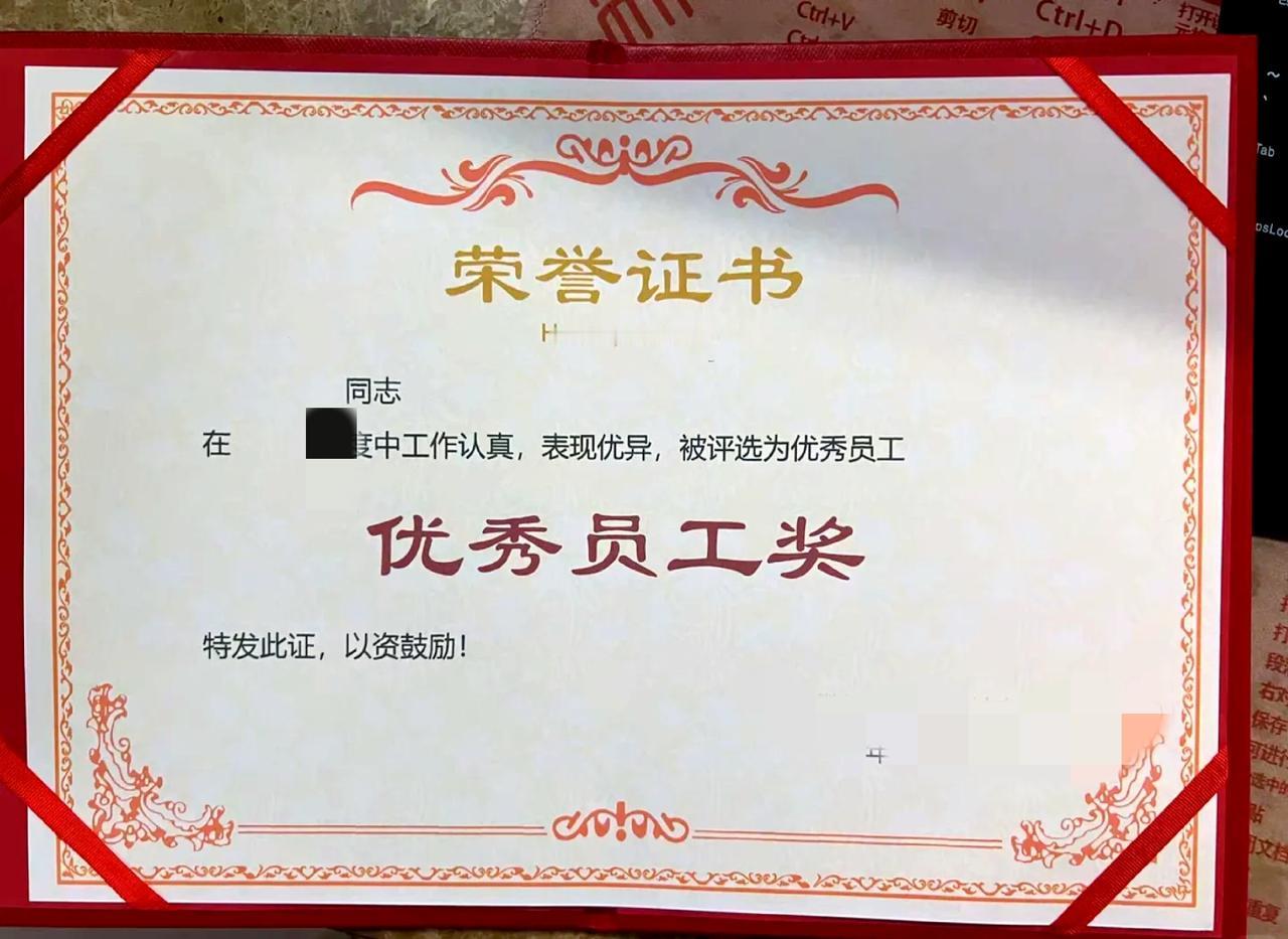 我们单位虽然是小私企，到了年终岁尾也有各种评比，如优秀部门、优秀员工、特殊贡献奖