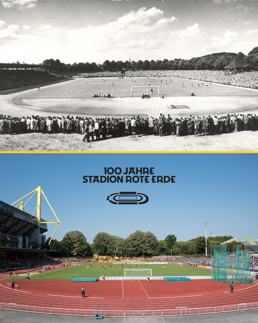 🏟️始于1926，走过100年风光💛🖤这里是红土地球场hejabvb黄黑与