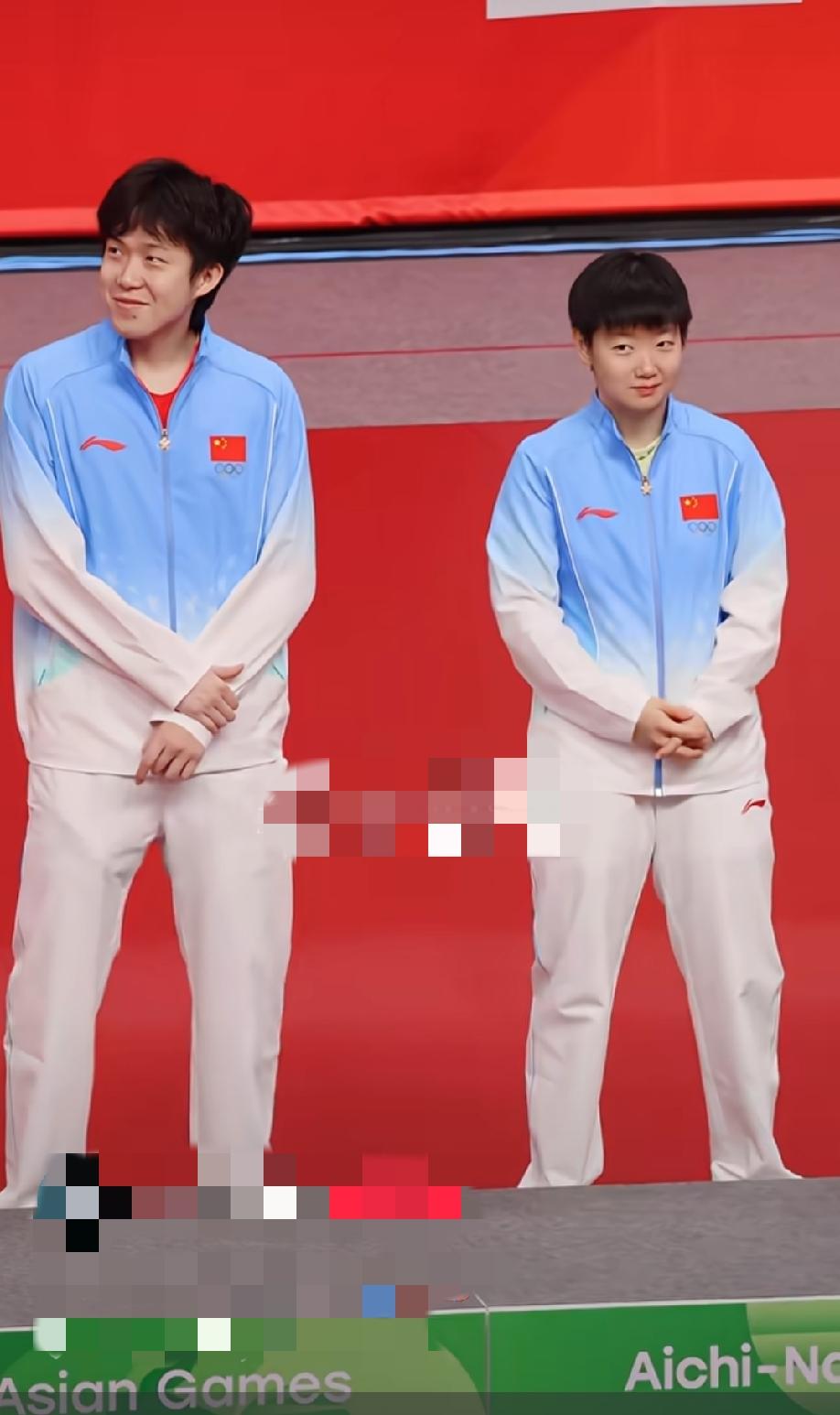 “莎头”组合0:4不敌“动漫”组合，屈居本届亚运会乒乓球混双亚军，可这貌似丝毫没
