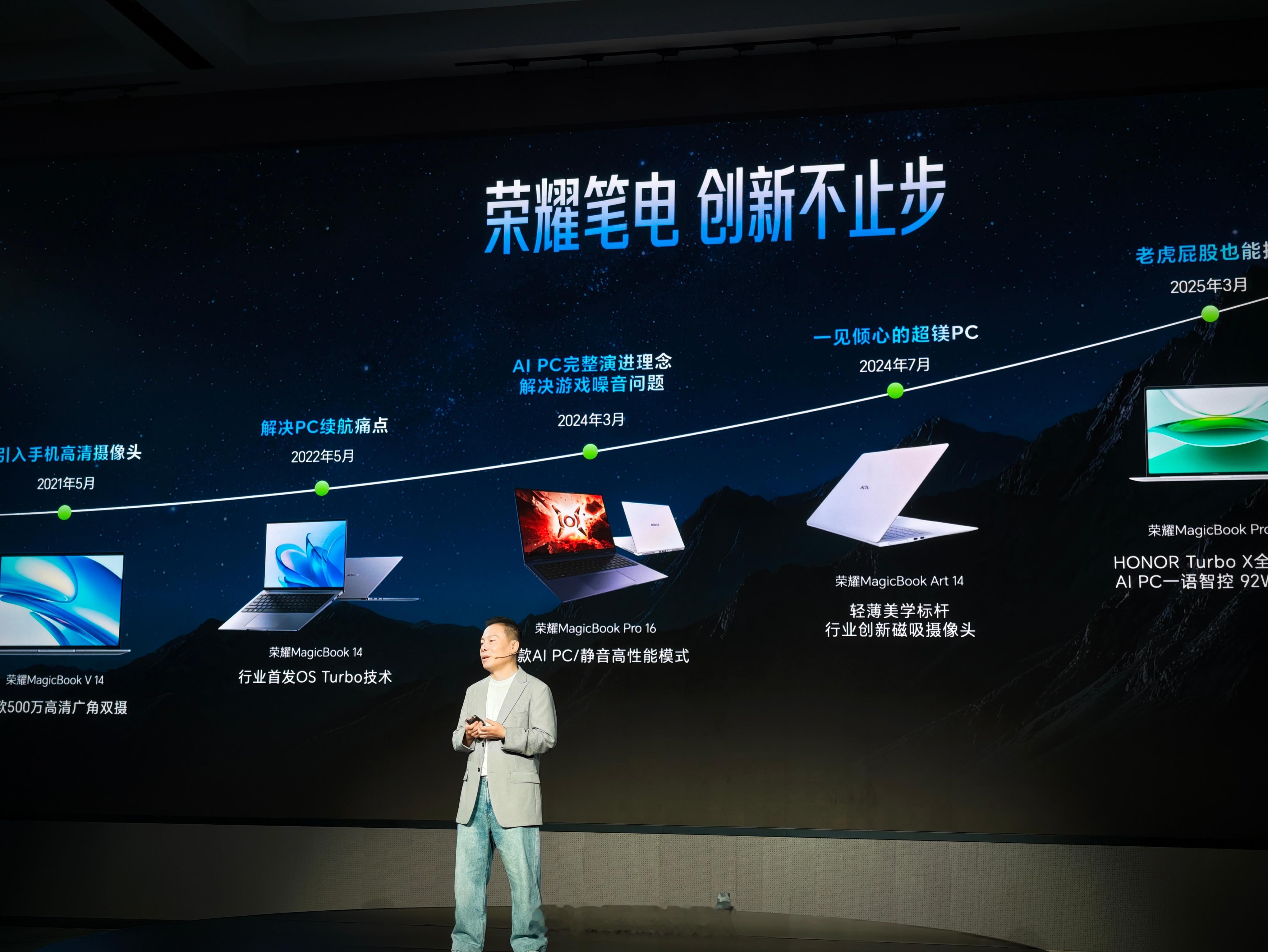 荣耀笔记本其实并不是行业新兵，但是每一年的创新都没有止步，我也很幸运，从22年开