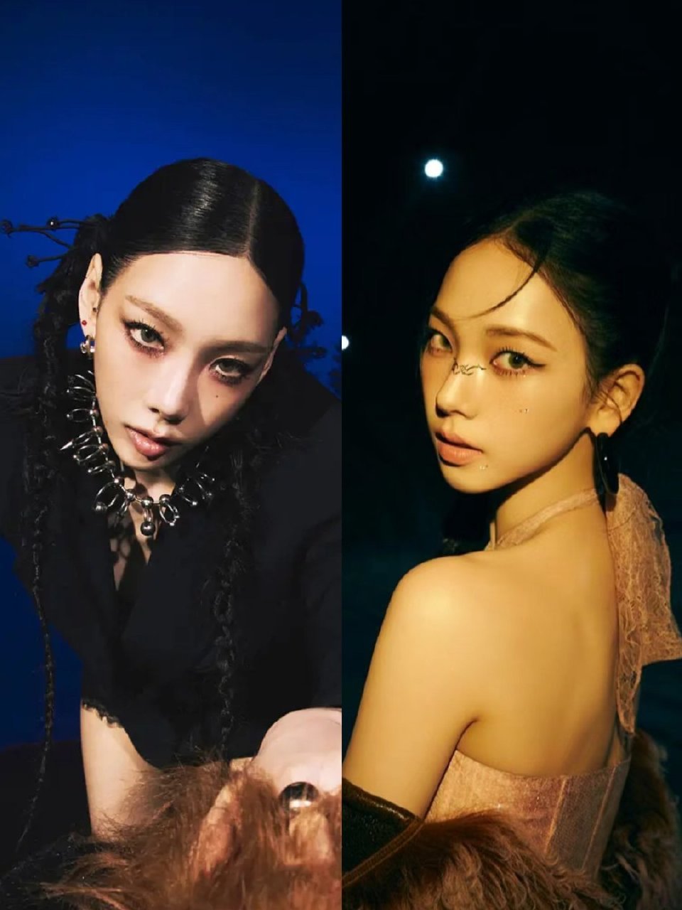 一眼能看出来吗，哪个是柳智敏哪个是金泰妍？ ​​​