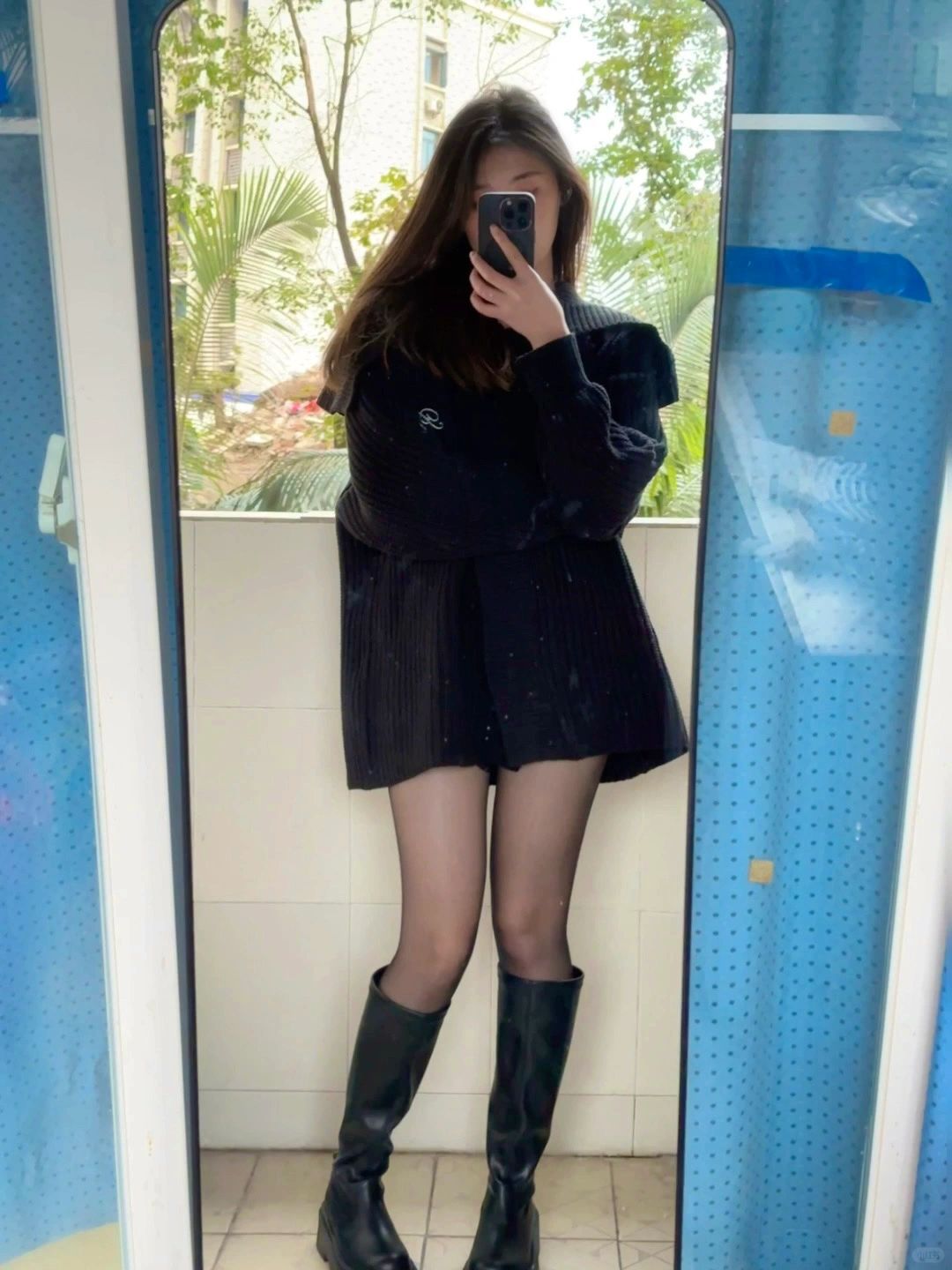 全黑look