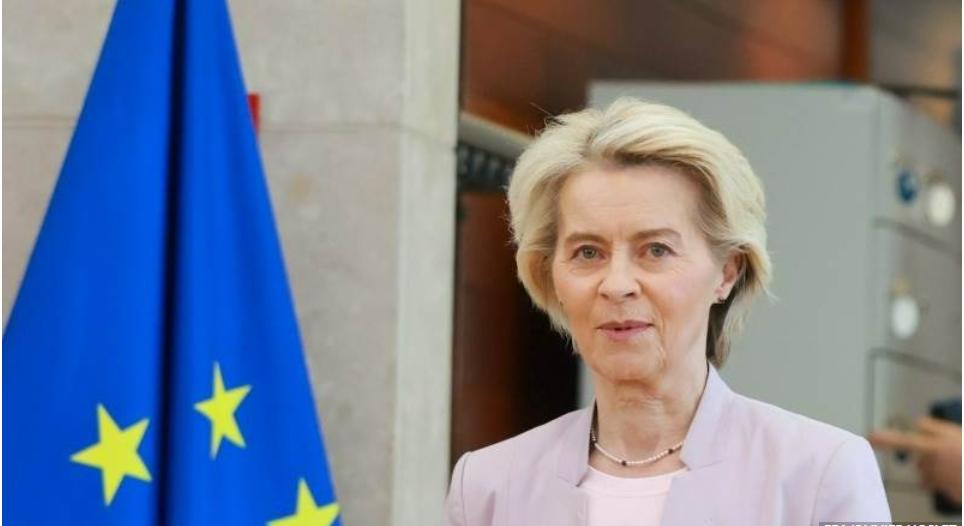 欧盟委员会主席乌尔苏拉·冯·德莱恩表示，欧洲将与立陶宛保持“全力团结”，应对持续