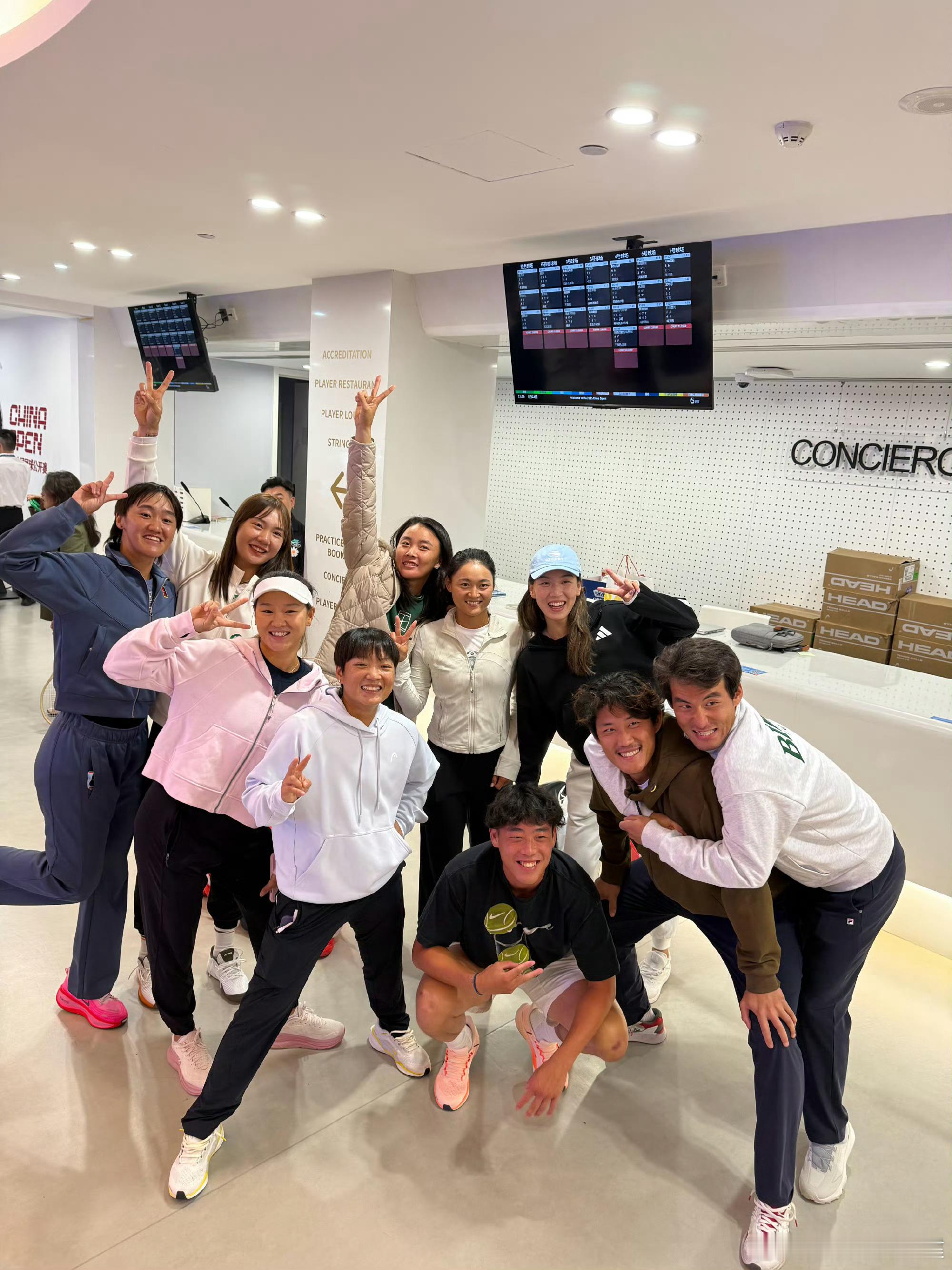 中国网球全家福🇨🇳🎾你们都认识吗？中国网球之夜网球talking大会 ​​