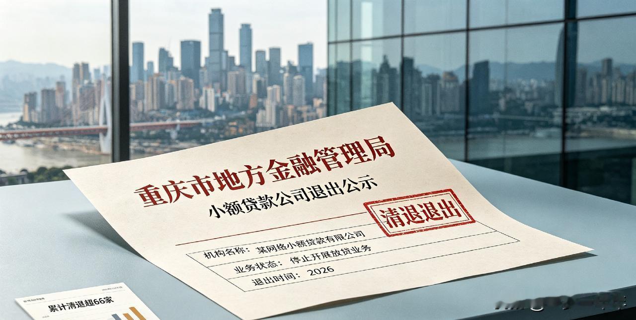 又一家网络小贷倒下！重庆监管再出手，直接勒令退出市场
 
一纸公示落地，又一家持