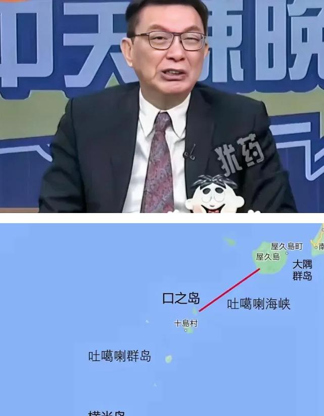 苑举正说得好，当年佩洛西窜台，海峡中线没了，如今133舰队过航横当水道，直接“切