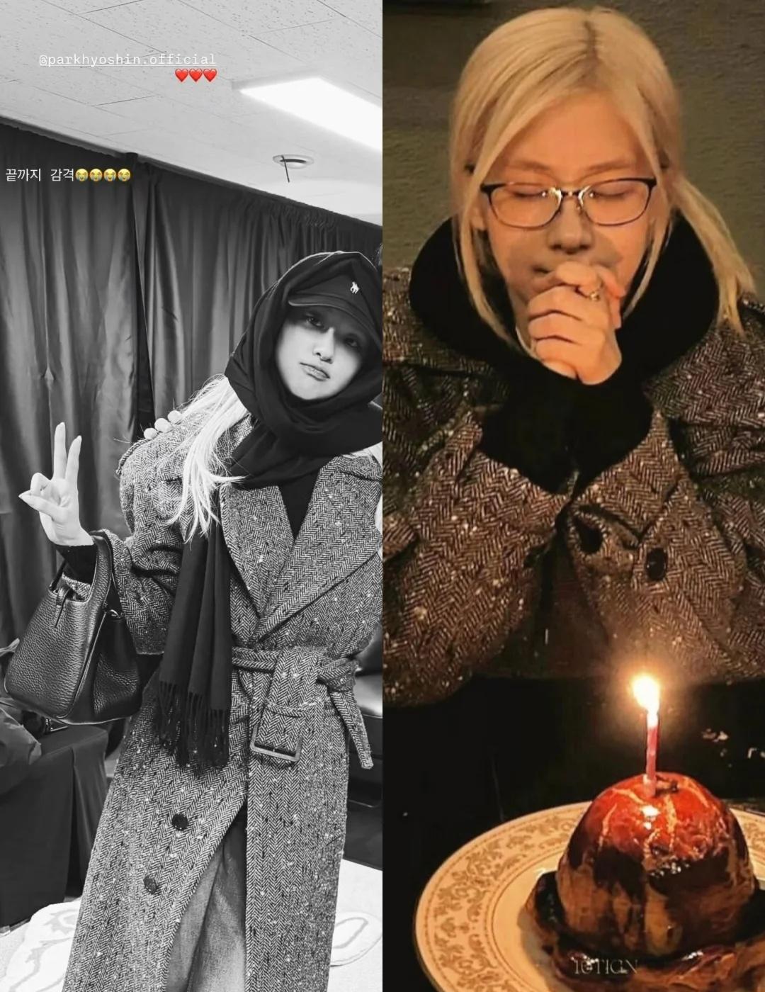 还有谁比ROSÉ更怀旧呢
出现同一件大衣，对普通人来说不算什么，但对一个站在聚光