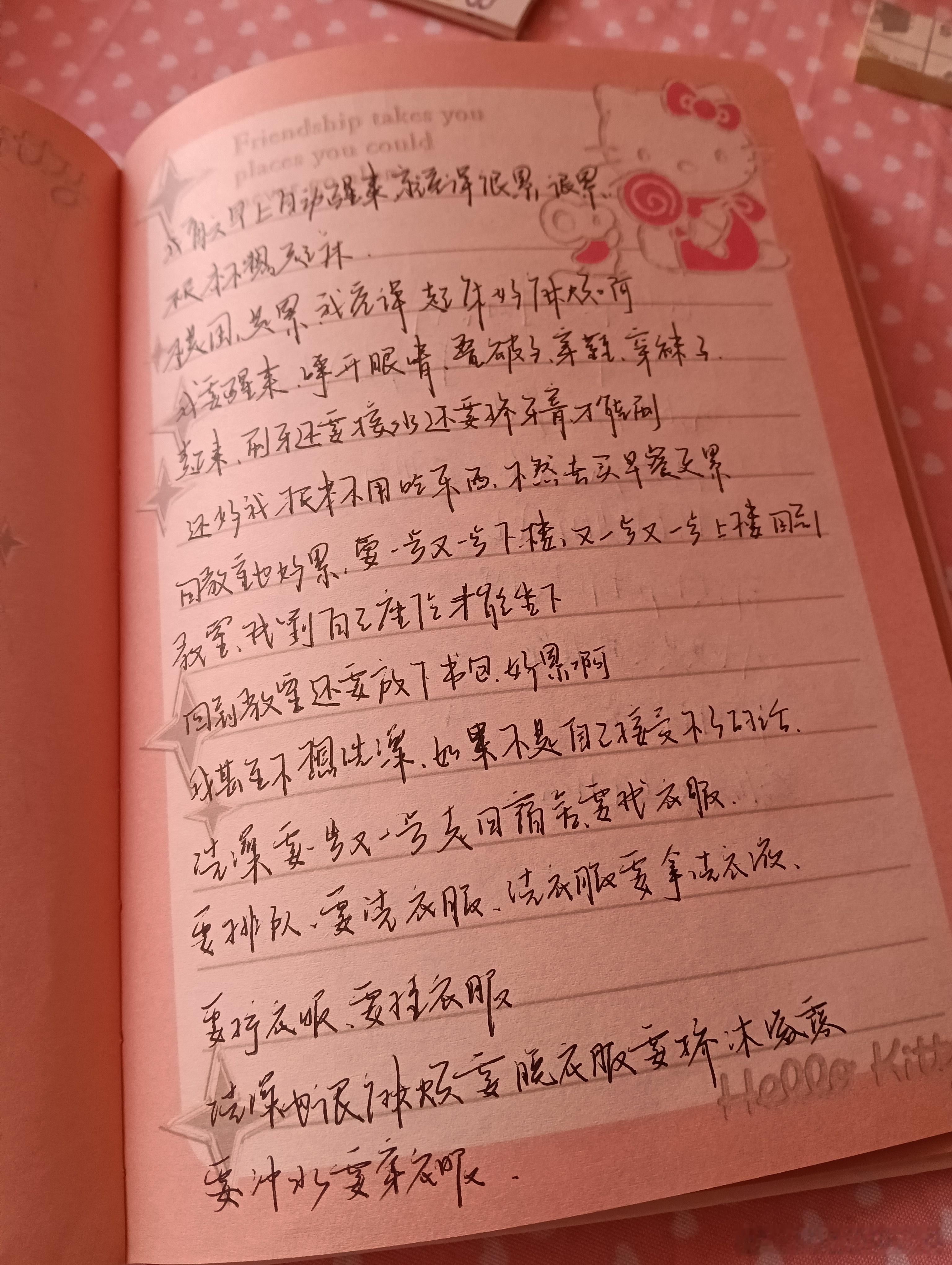高三心理疾病患者的日记 ​​​
