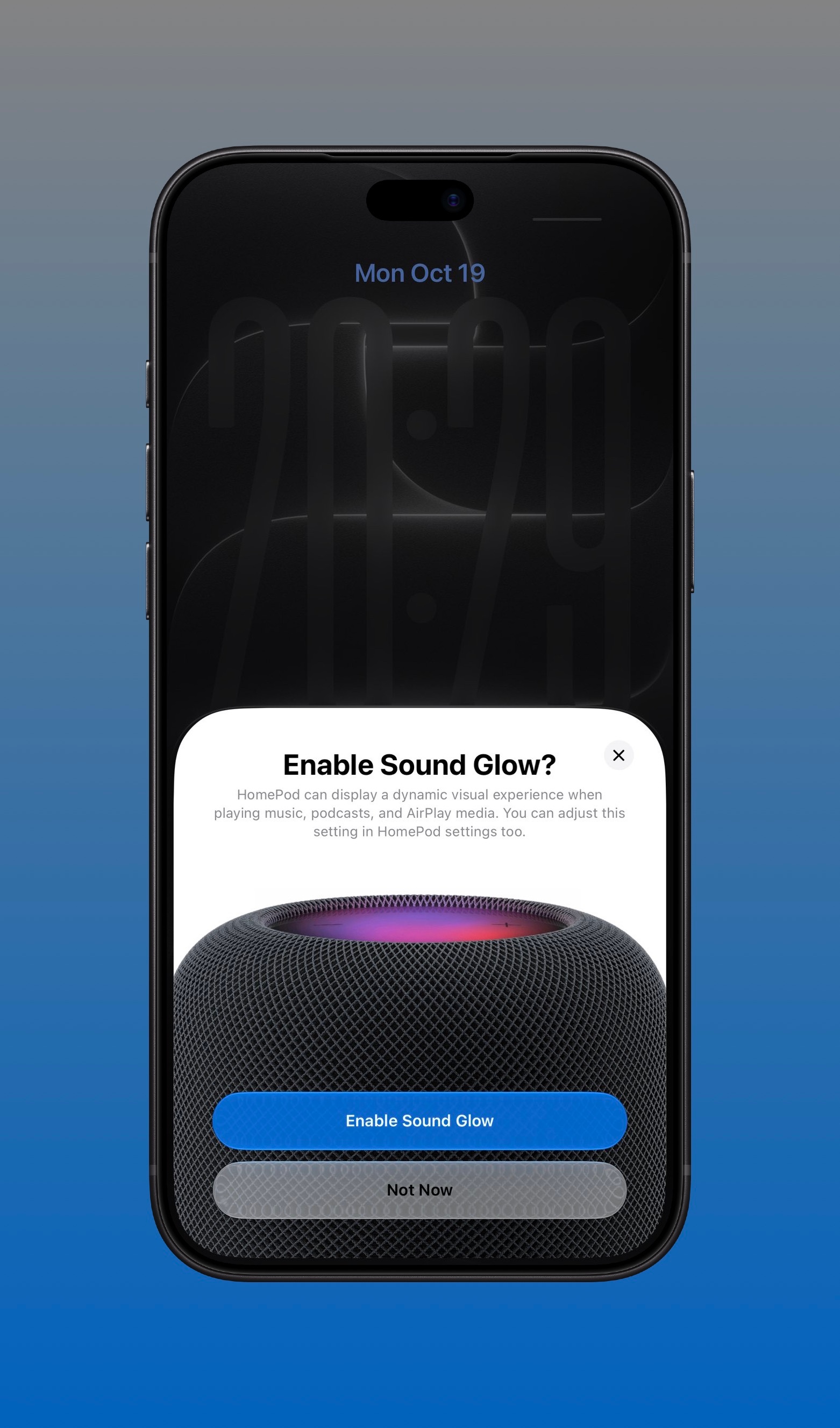 HomePod Sound Glow！ ​​​
