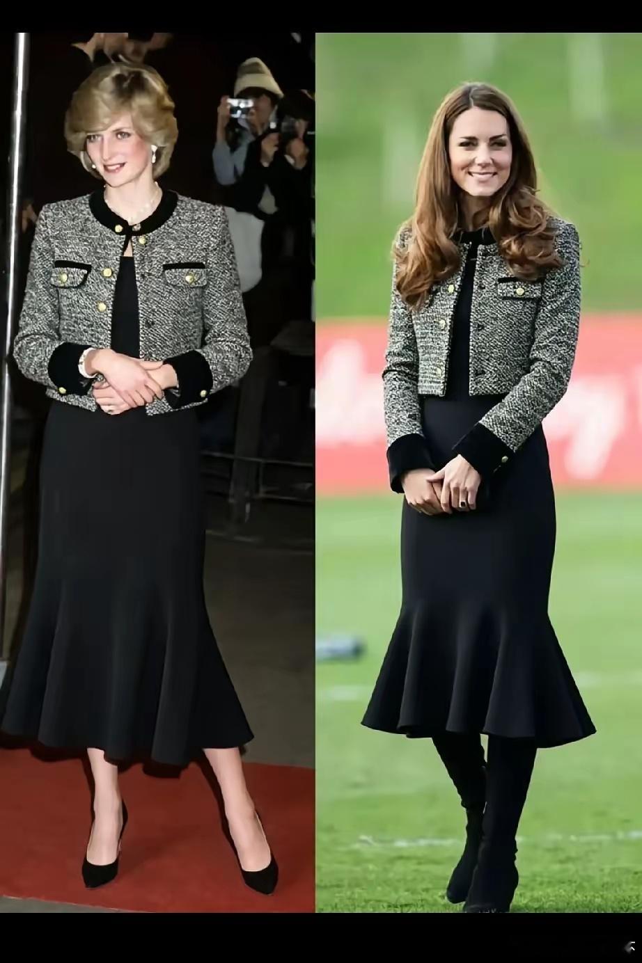 婆媳同框，谁更优秀？凯特王妃天生丽质，戴安娜王妃天生的贵族范，婆媳俩谁更胜一筹？