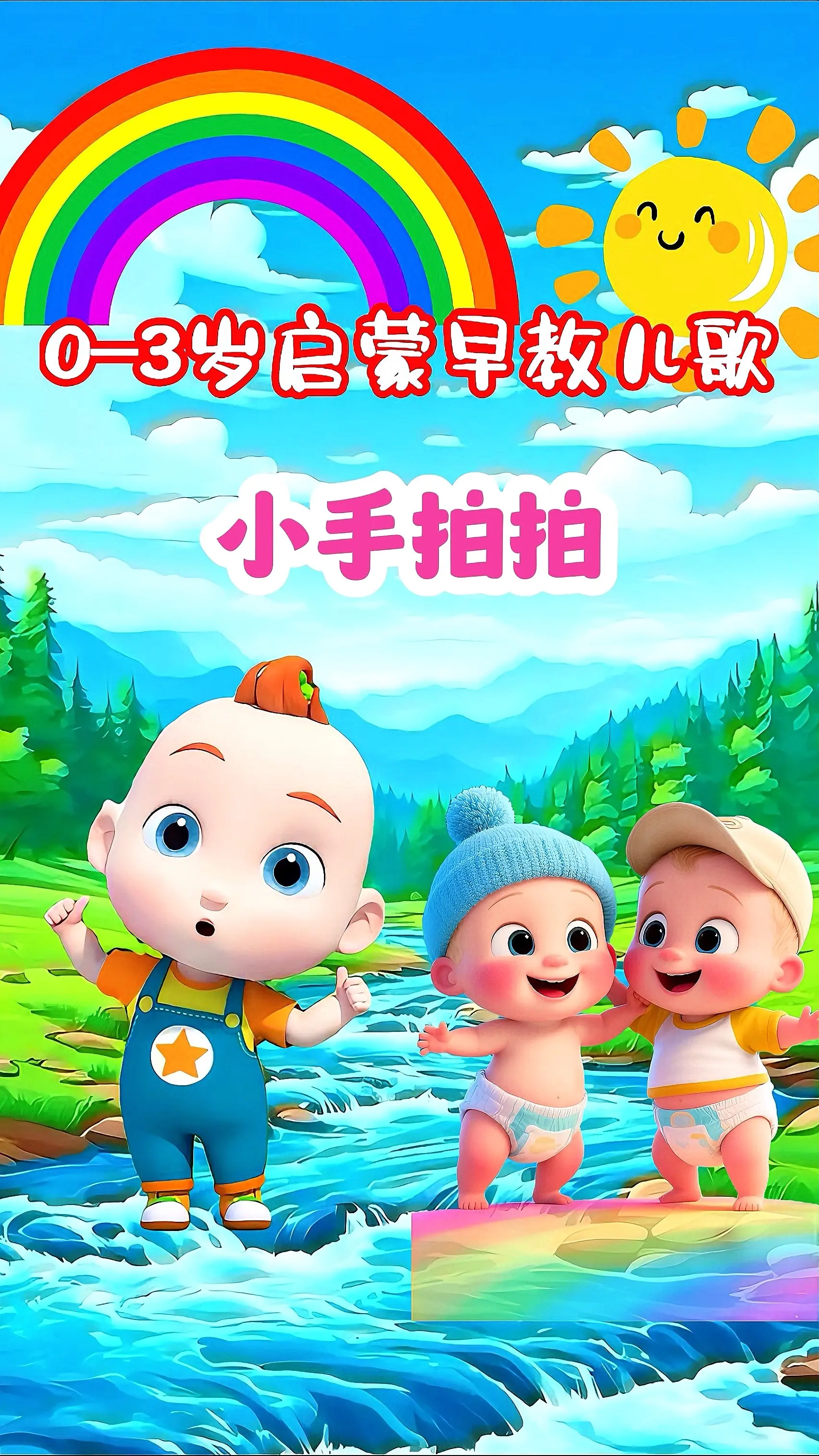 宝宝启蒙早教儿歌动画《小手拍拍》