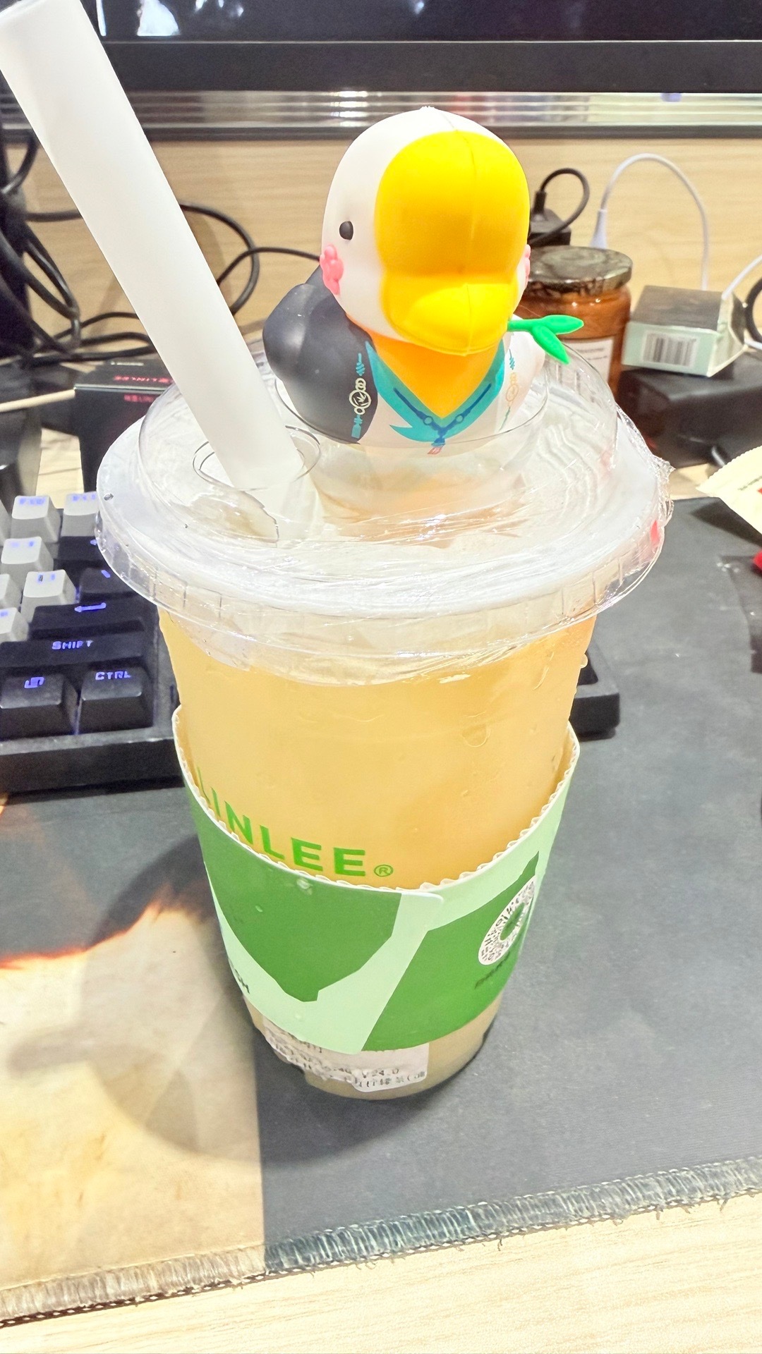 这个大白鹅蛮好玩的。 