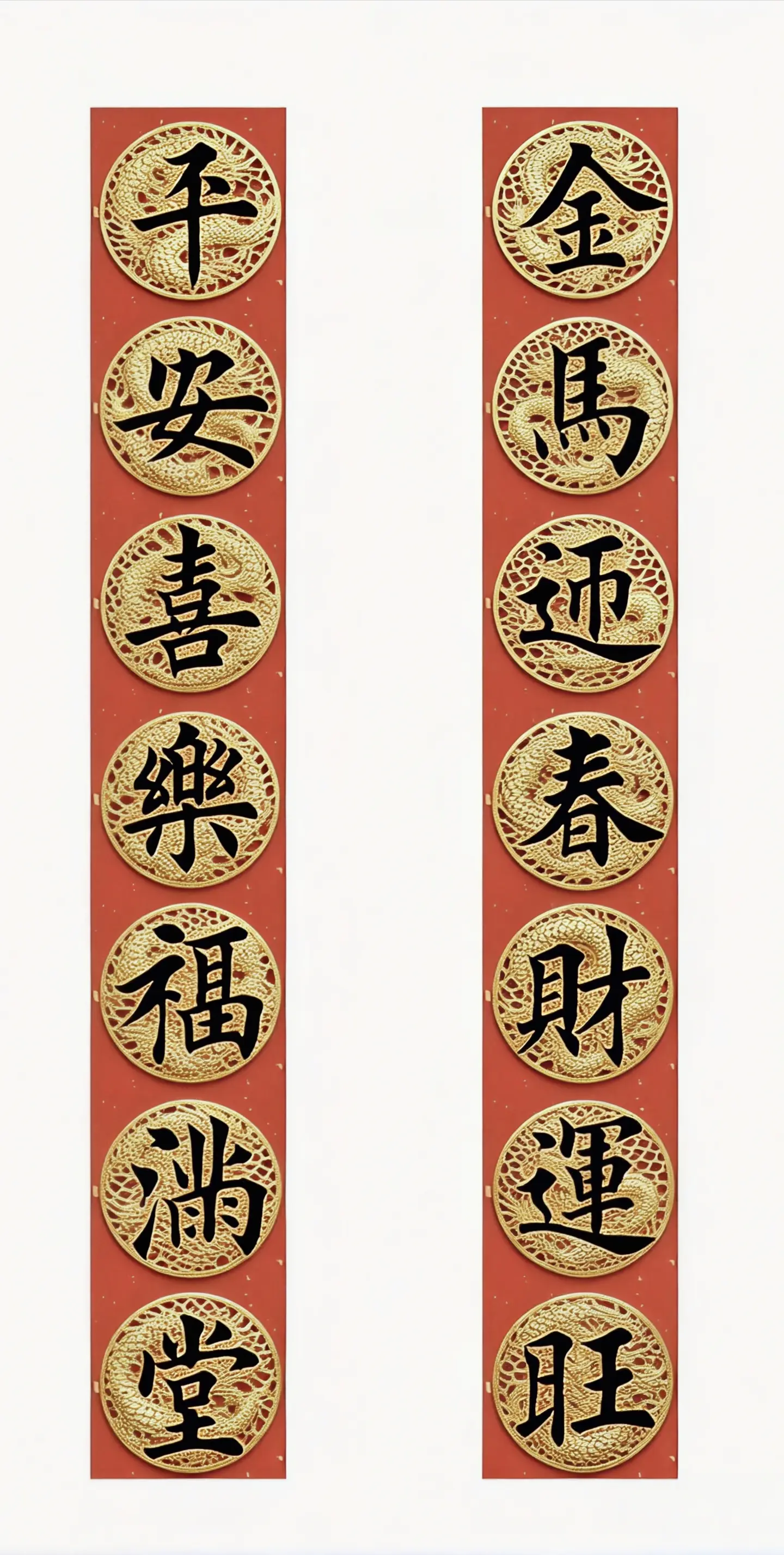 2026马年对联系列。