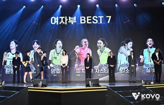 国际排坛动态韩国女排2025-26赛季韩国V联赛最佳阵容 女子部：席尔瓦（接应）