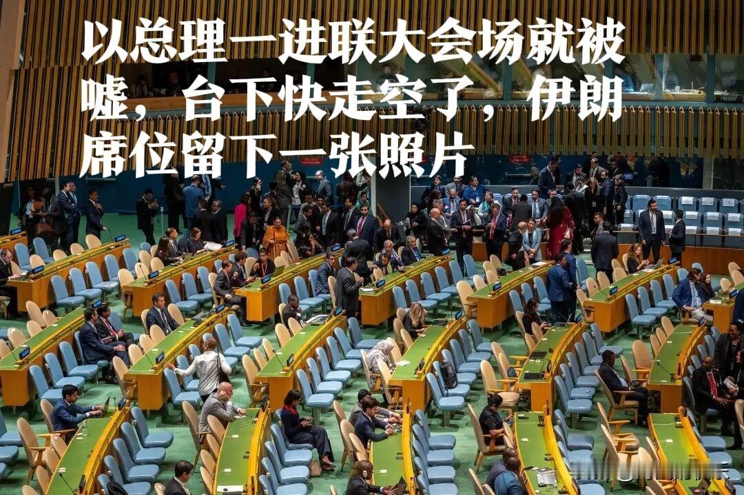 内塔尼亚胡联大演讲遭集体离场抗议 伊朗代表留遇难儿童照片无声控诉‌

   据外