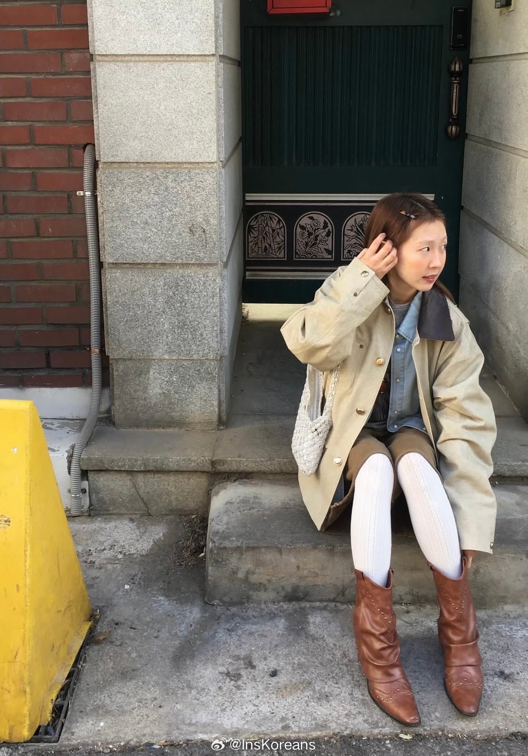 穿搭分享 连续更新第2775天韩国时尚女生日常搭配韩女的快乐搭配韩系穿搭超能新星