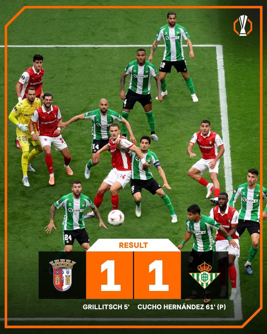 皇家貝迪斯獲得十二碼之後，古祖靴蘭迪斯（Cucho Hernández）同艾沙蘇