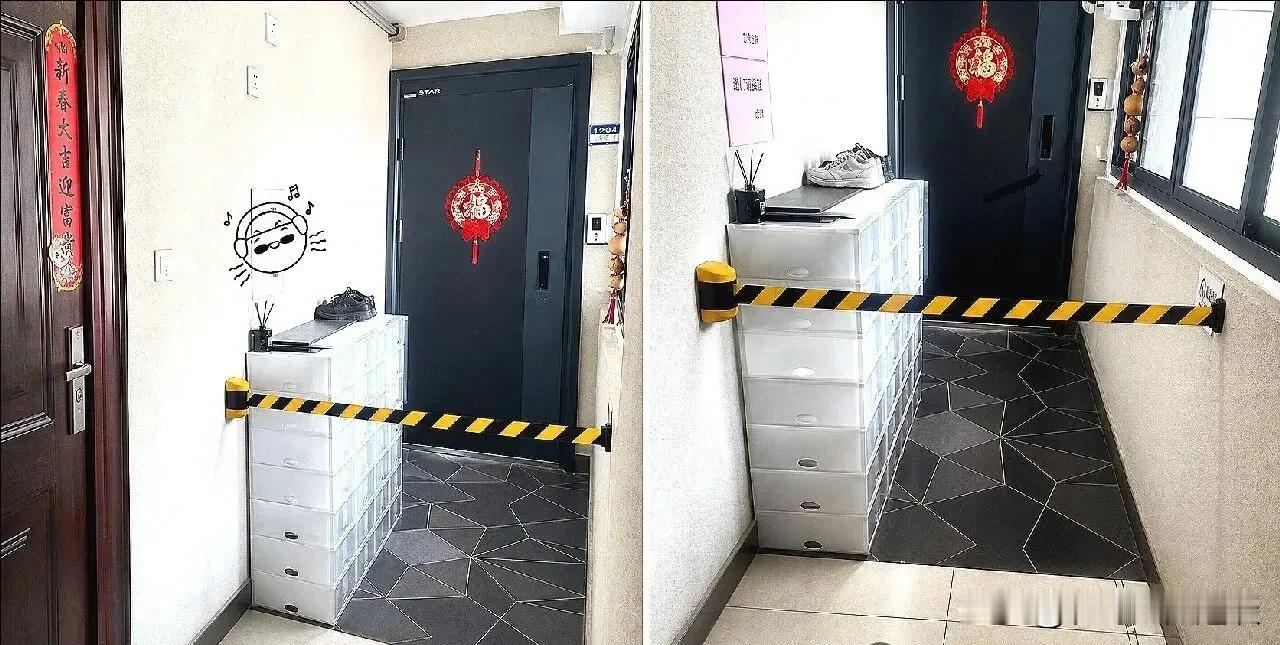 邻居家这样做是不是太过分了？他这是防谁呢？和邻居家，我们两家离得很近。他家靠里一