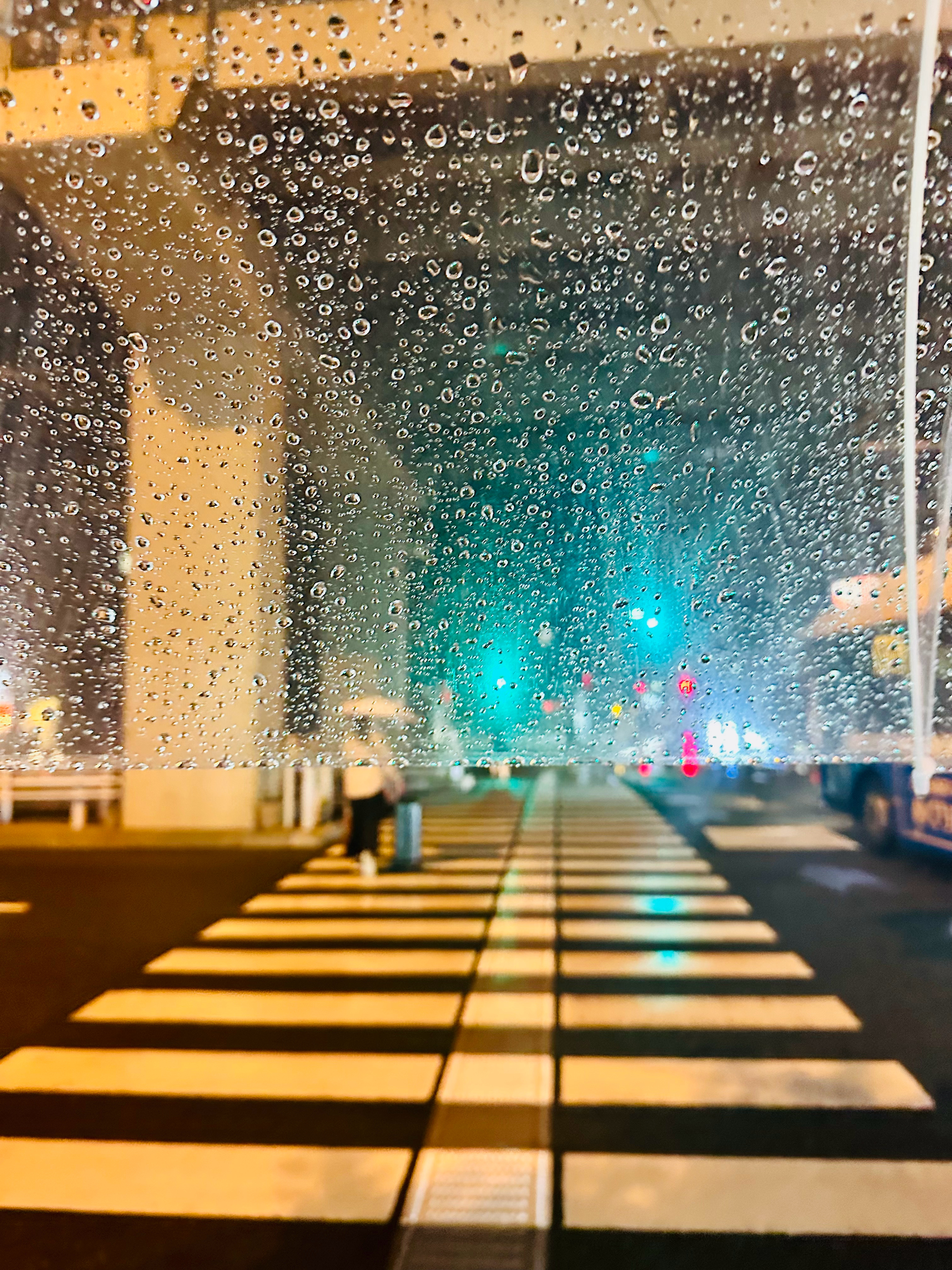 雨夜漫步在东京街头，有点儿日剧内味儿了~ ​​​