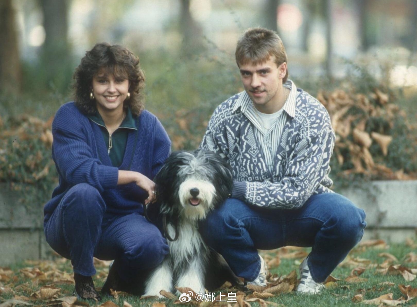 Hansi Flick with his girlfriend and thei