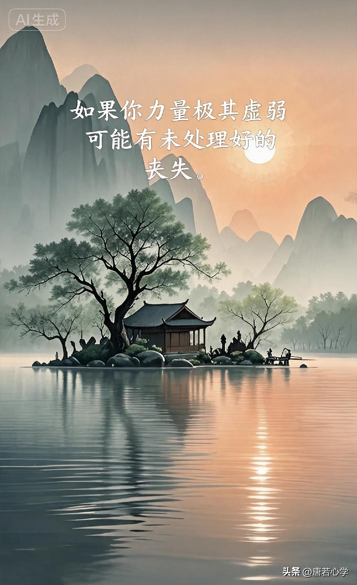 如果你力量极其虚弱，可能有未处理好的丧失。

你一定见过这样的人——或者，在某些