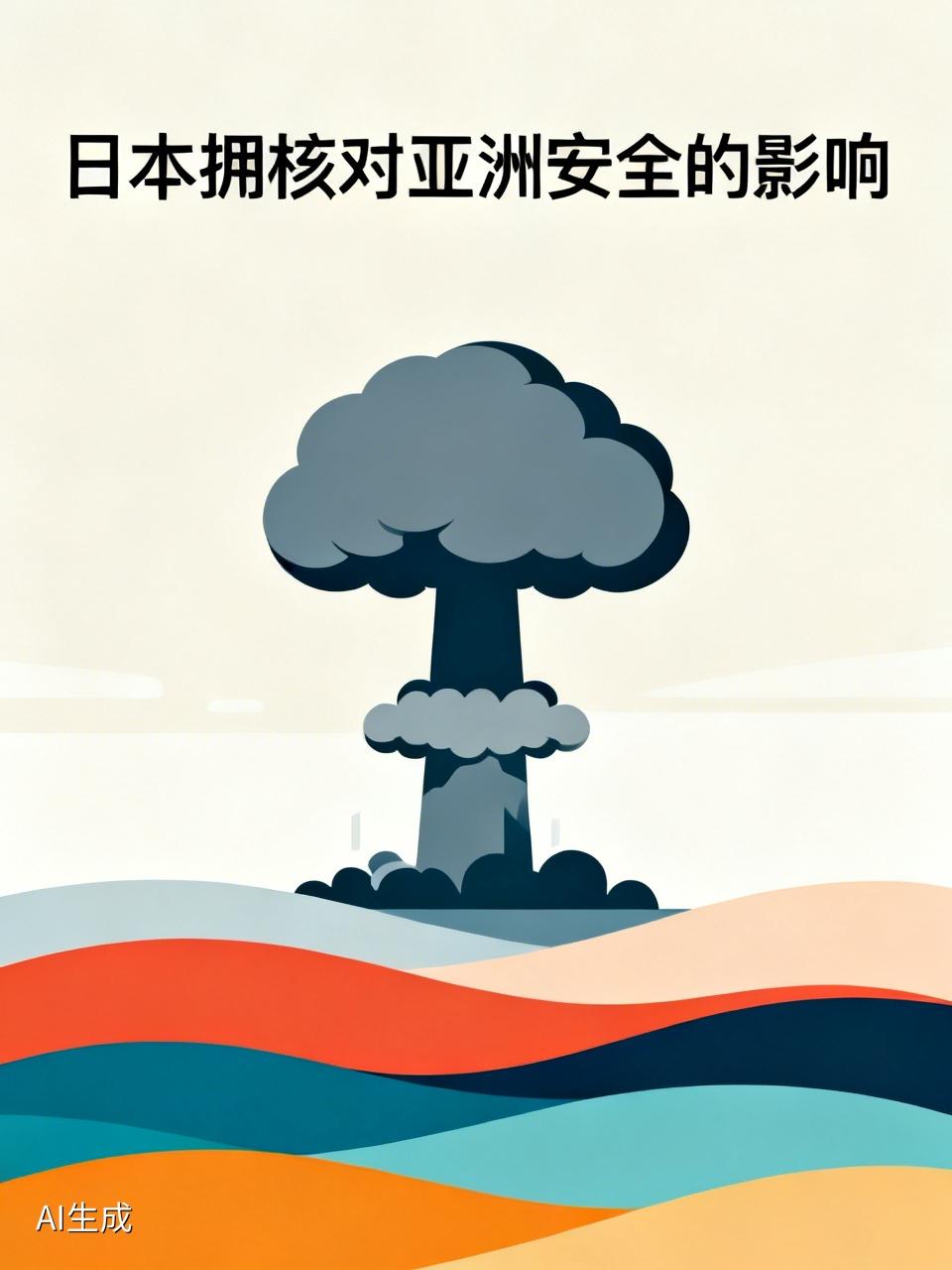 如果日本拥核，再加上军国主义复活，那么日本在它认为必须诉之武力才能解决与它国纠纷
