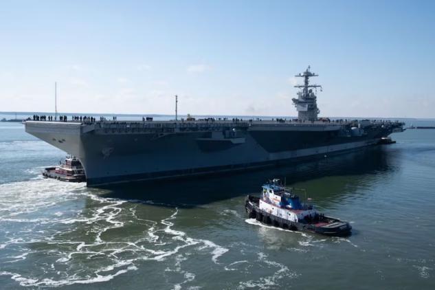 外媒：再这样下去，美国甚至没有足够航母给中国当靶子

2月6日，《亚洲时报》刊登