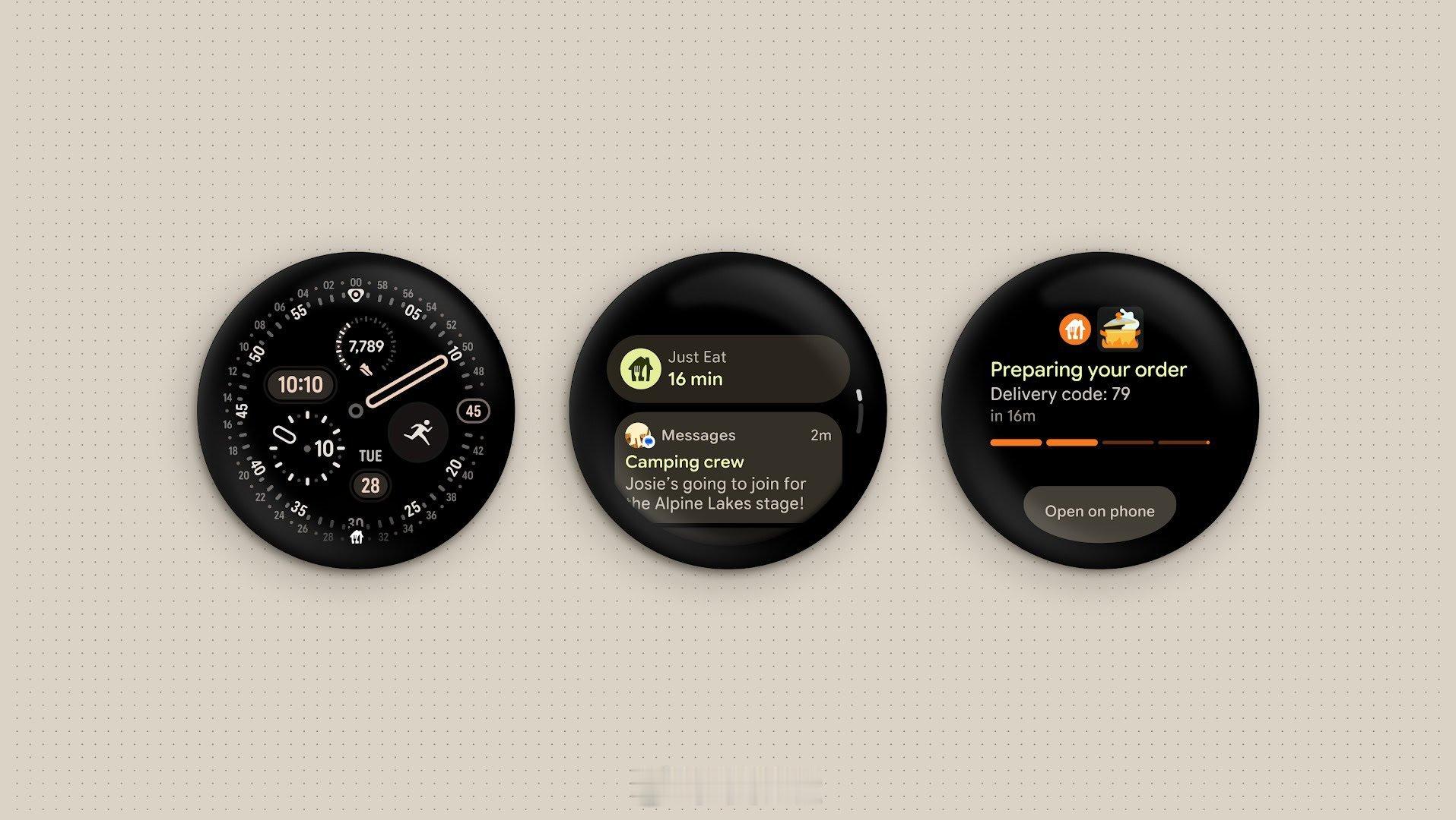 谷歌今日向 PixelWatch 2 及之后的手表推送 WearOS7，支持“L