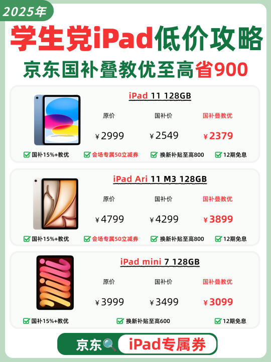 学生党选购iPad必看❗怎么买才不当冤大头？