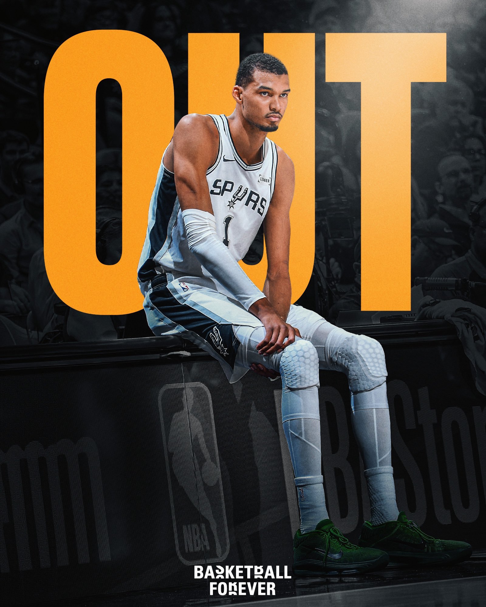 Shams：文班亚马（触发脑震荡保护协议）将缺席对阵波特兰开拓者队的第三场比赛。