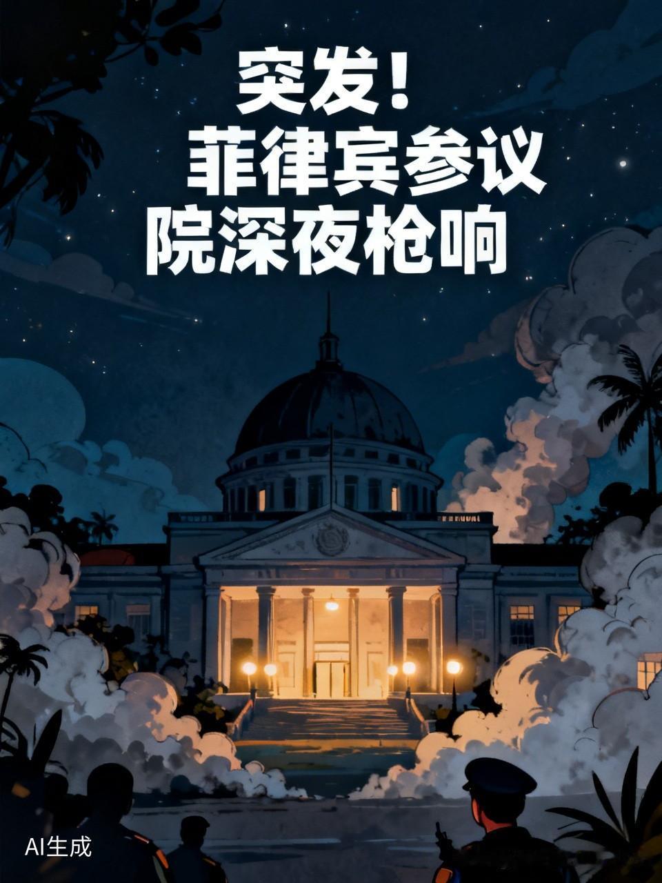 突发！菲律宾参议院深夜枪响，大楼紧急封锁

5月13号晚上，菲律宾参议院突然全面