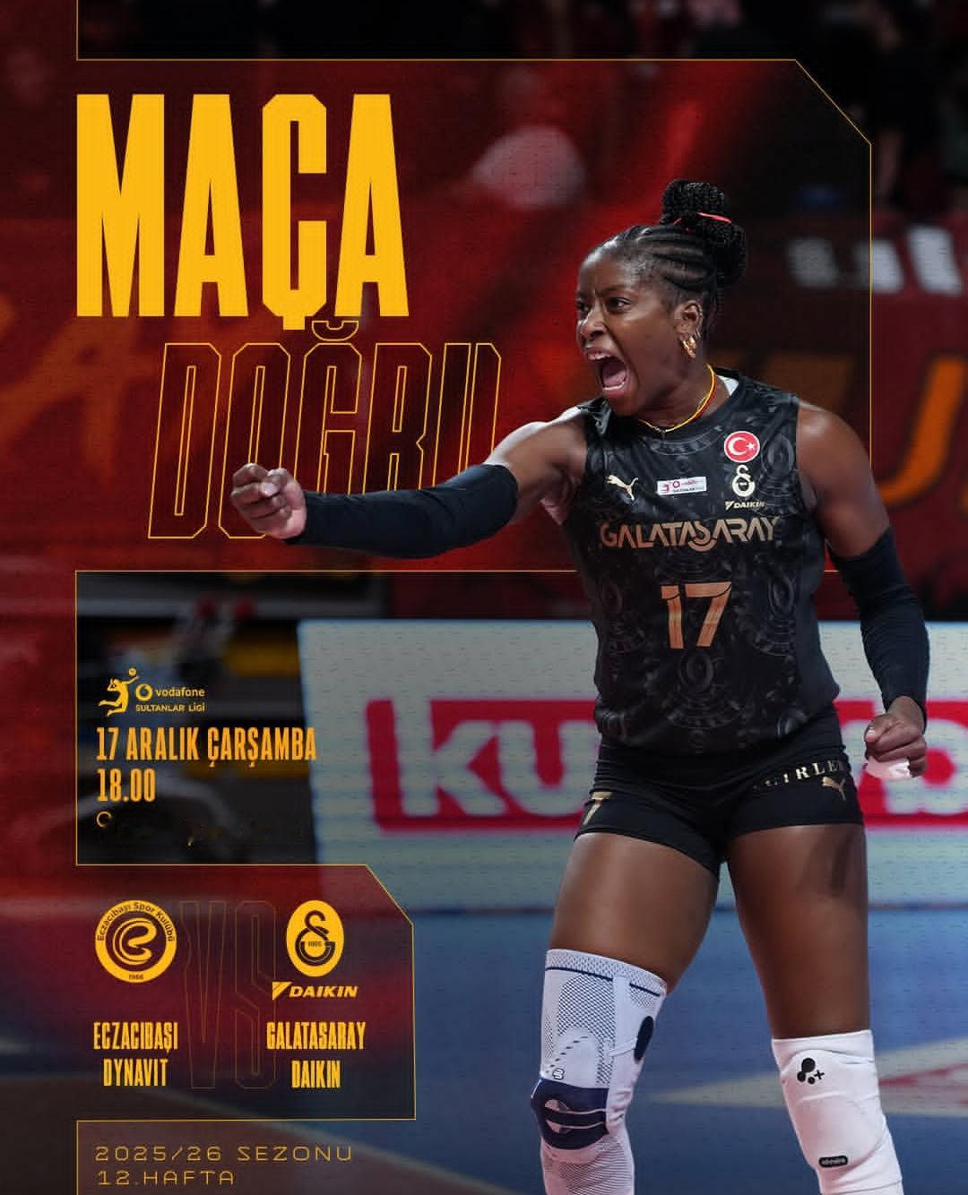 土超第12轮的唯一一场焦点战，加拉塔萨雷对阵伊萨奇巴希！北京时间周三晚上23点。