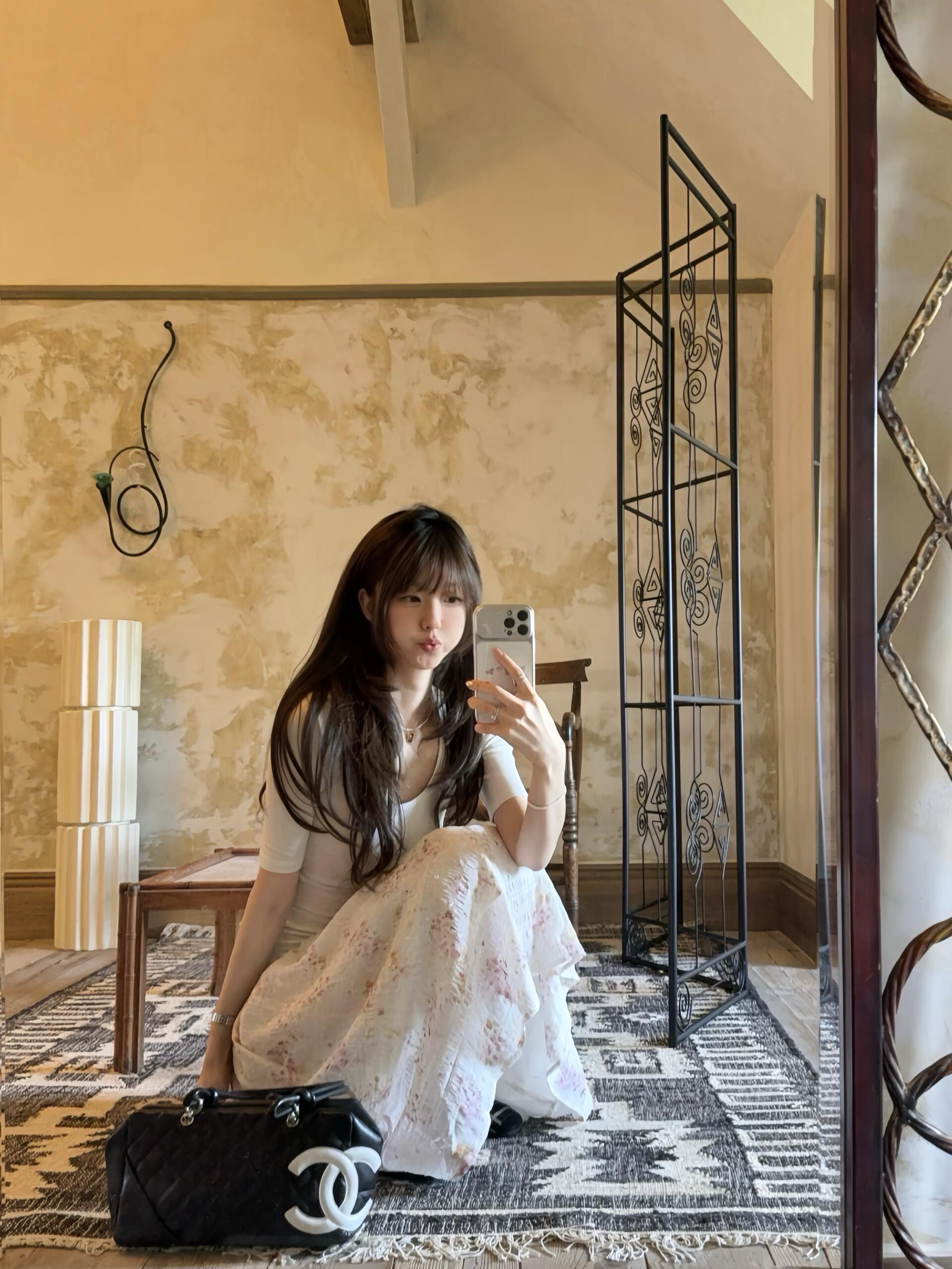 夏日小碎花裙～