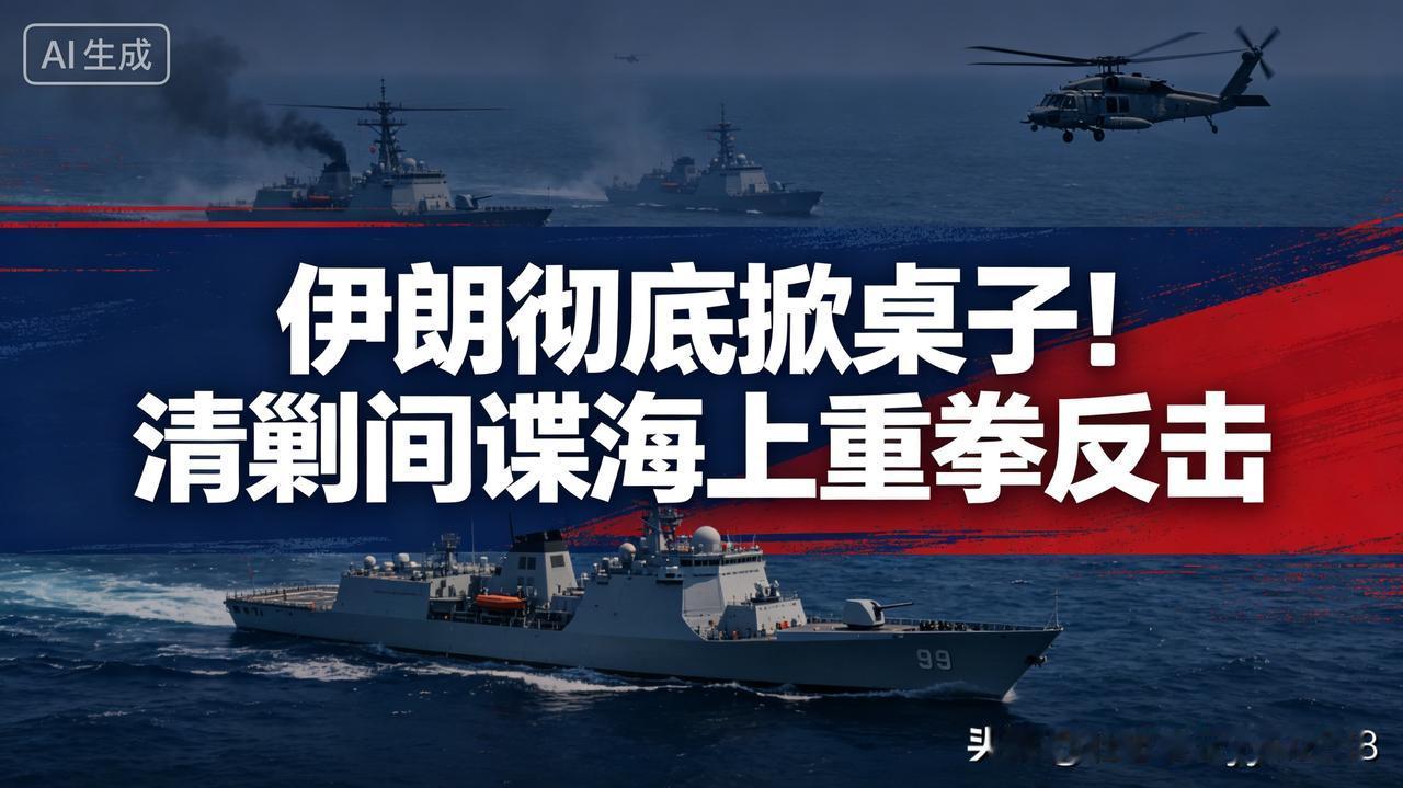 短短三天，伊朗直接亮出狠辣组合拳！对内绞杀美以潜伏间谍，对外封锁航道、海上开火，