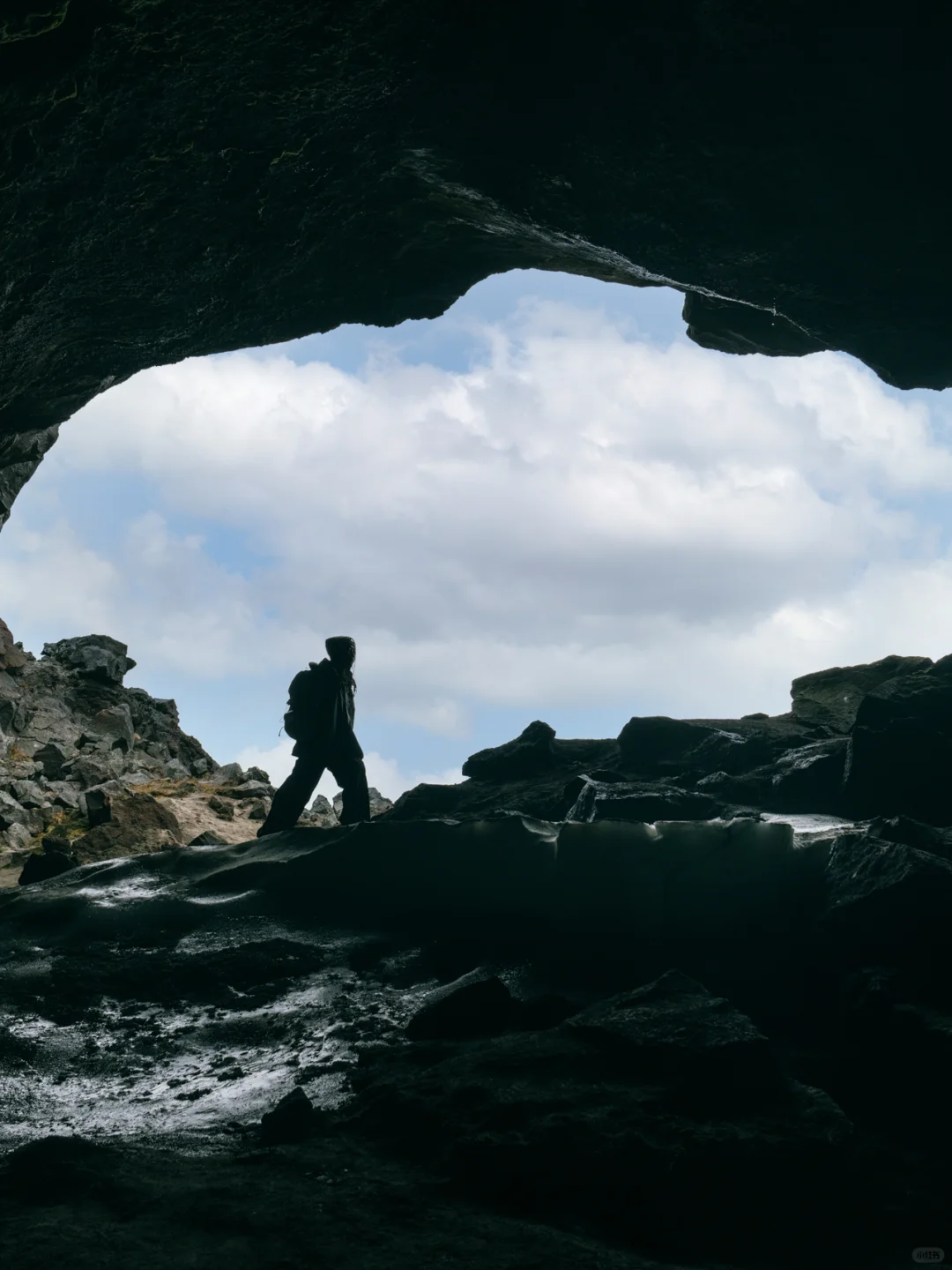 格列雷火山下⛰️🧗🏻‍♀️异域星球上地心探洞