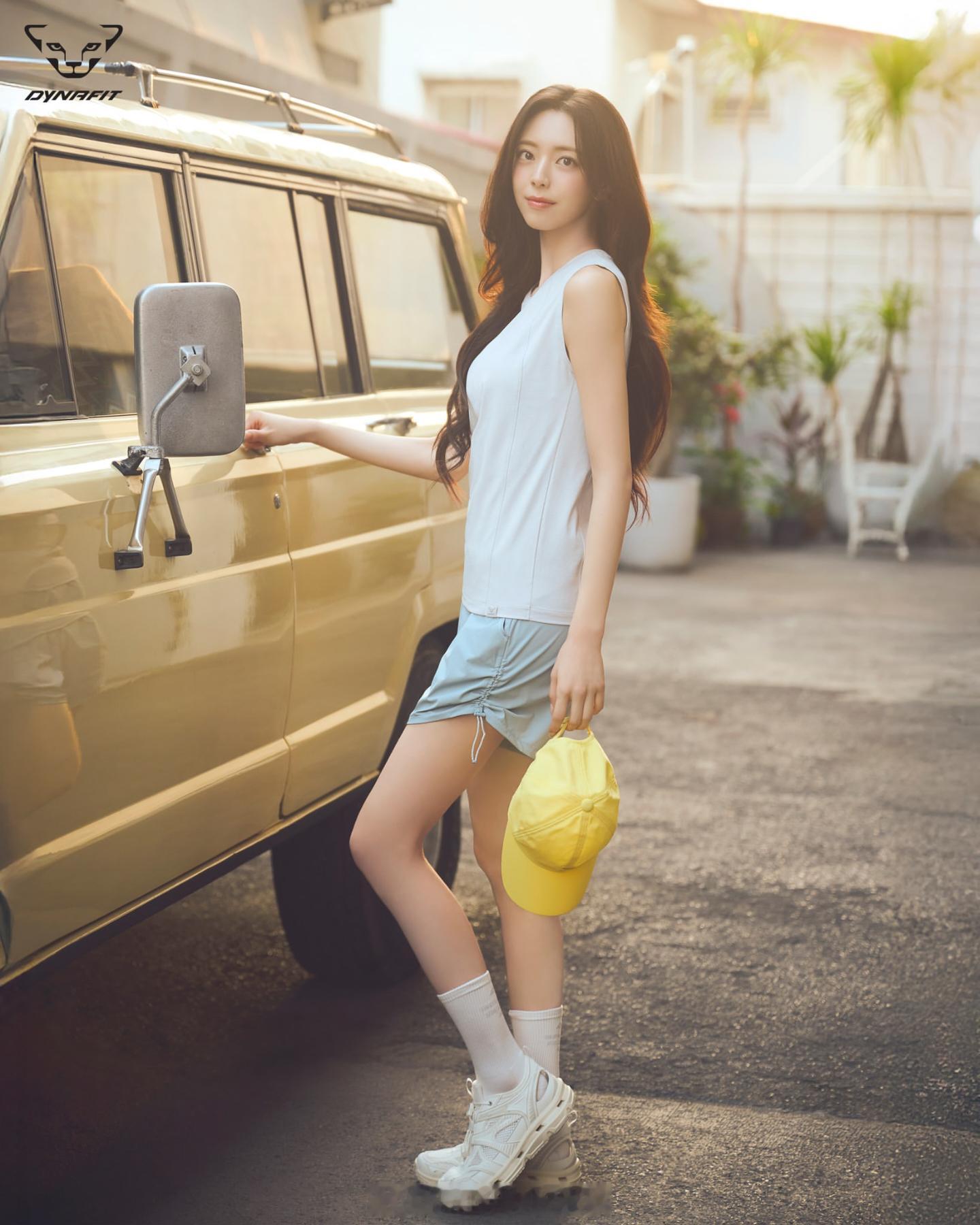 SUMMER STYLING🍋💎dynafit释出有娜上身自家夏季产品宣传图