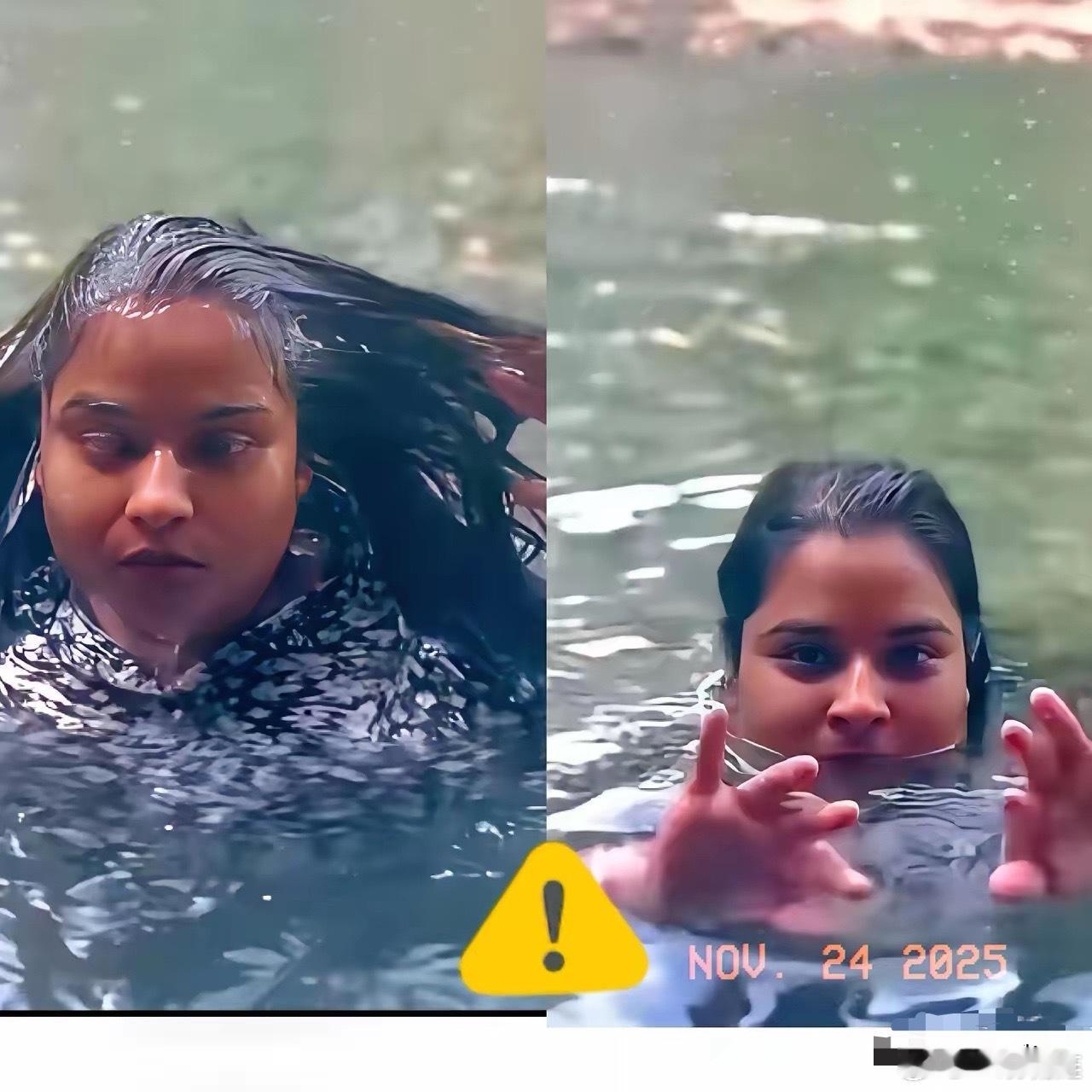 今又见印度人在景区河里游泳洗澡了，印度人脸皮咋那么厚呢。我们国人都没一个人下水，