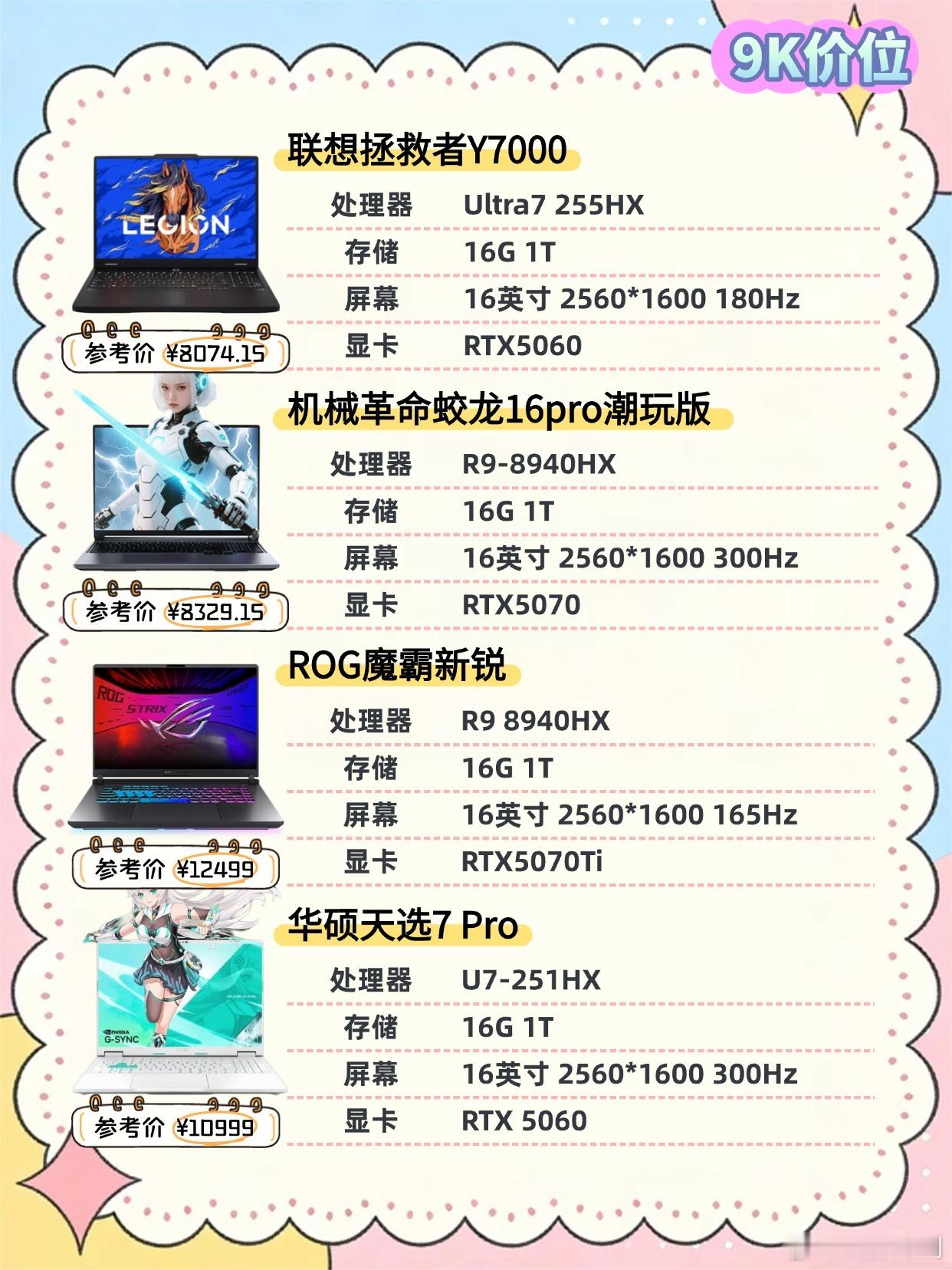 618游戏本推荐🔥性价比与性能的完美结合又到了一年一度的618😁今年的618