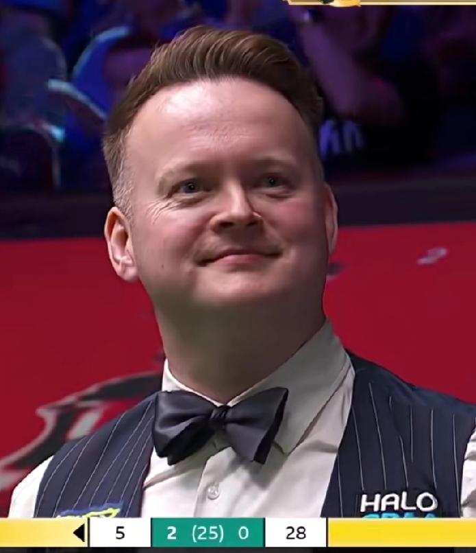 这就是差距！
墨菲与肖国栋世锦赛第二轮（16进8）第3局较量：
墨菲进攻母球走位