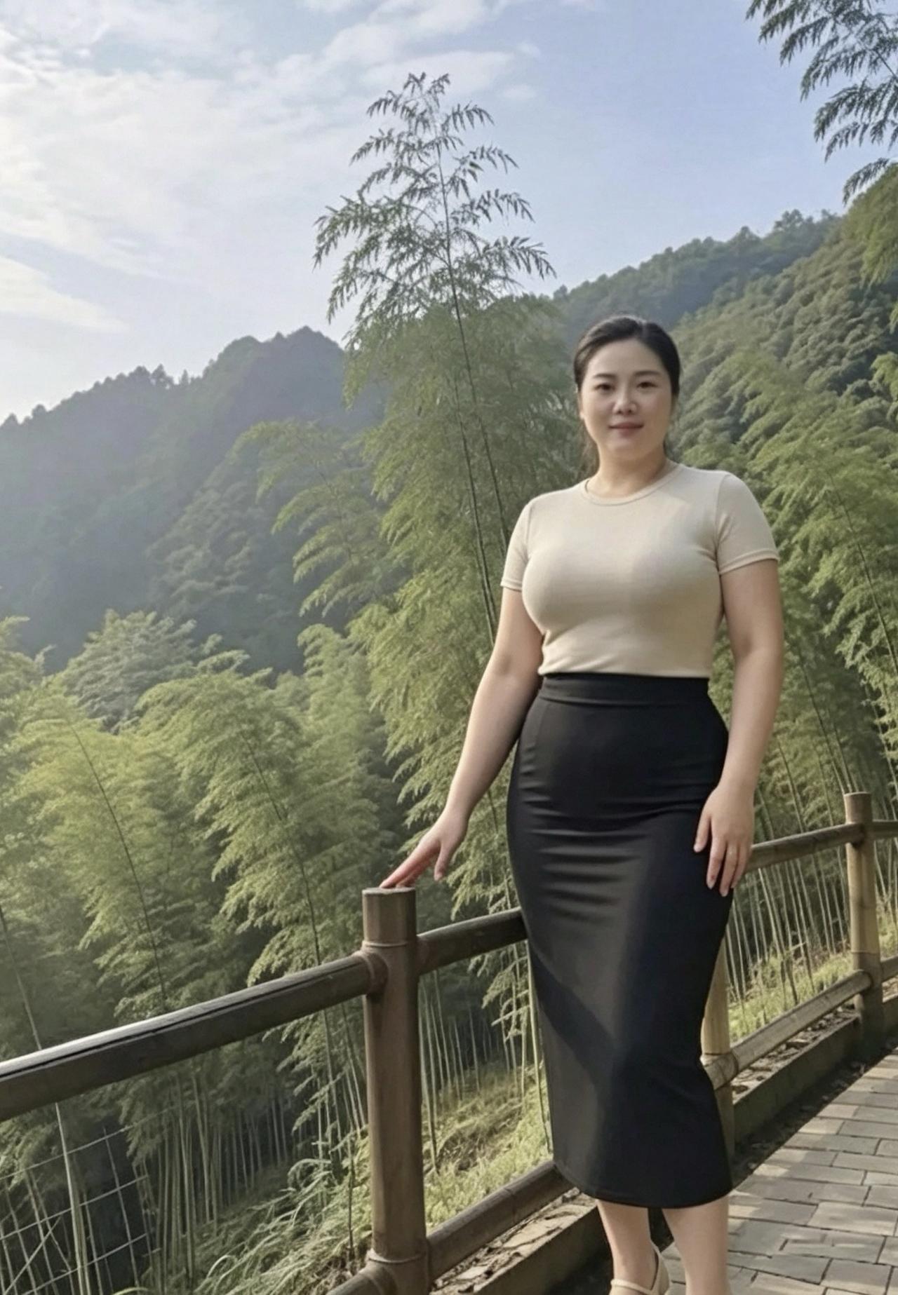老阿姨了，没人喜欢了
但是身材还是不错的