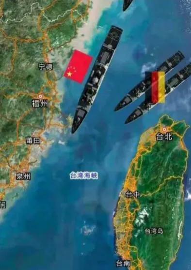 德国军舰穿越台湾海峡，这一行为实属不当。台湾海峡是中国的重要海上通道，任何外部势