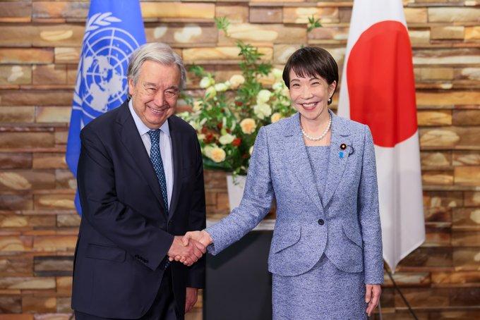高市早苗：本年迎来联合国加盟70周年之际，联合国内部的会议——联合国系统高级别会